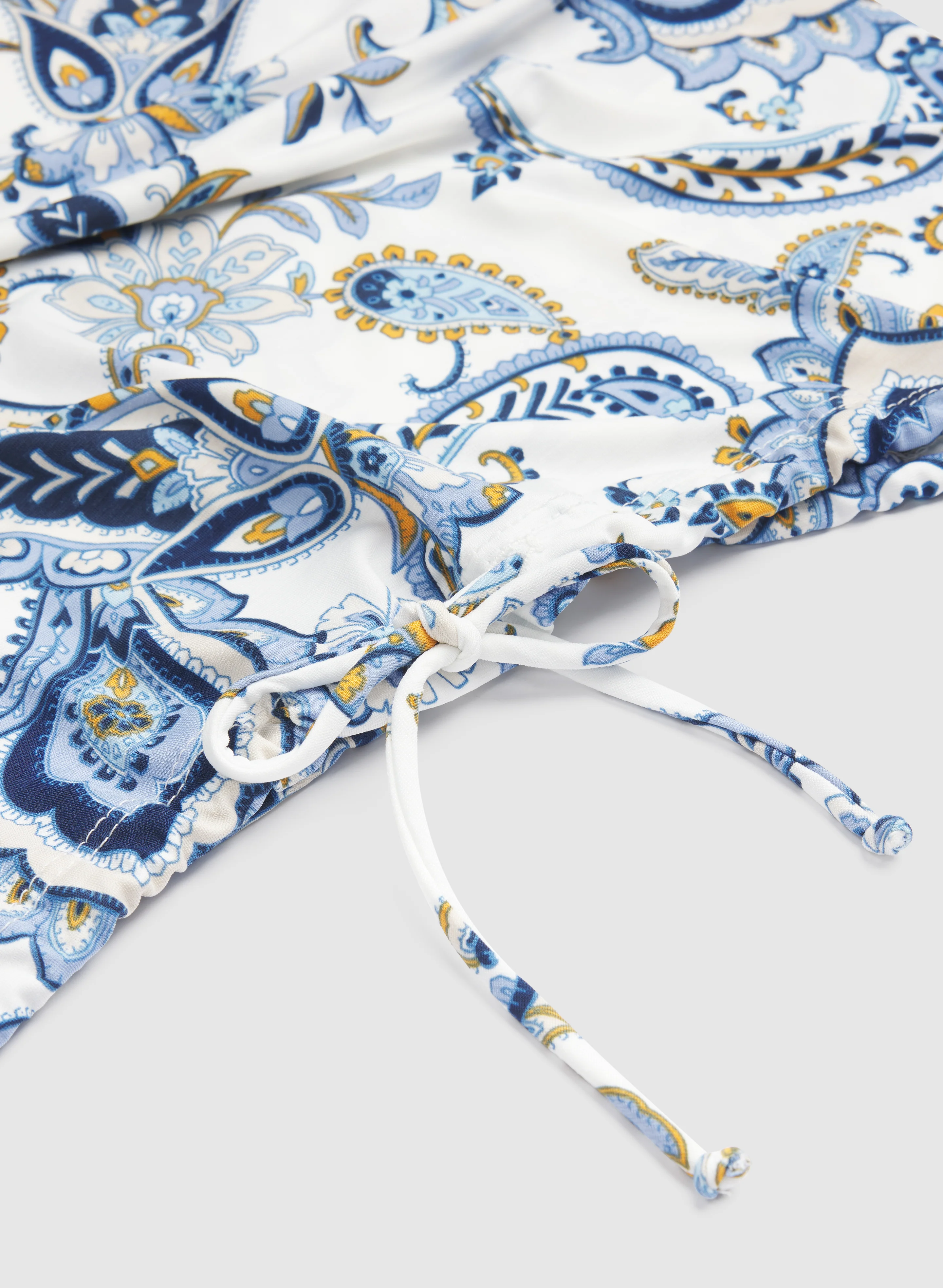 Paisley Drawstring Hem - Image 7