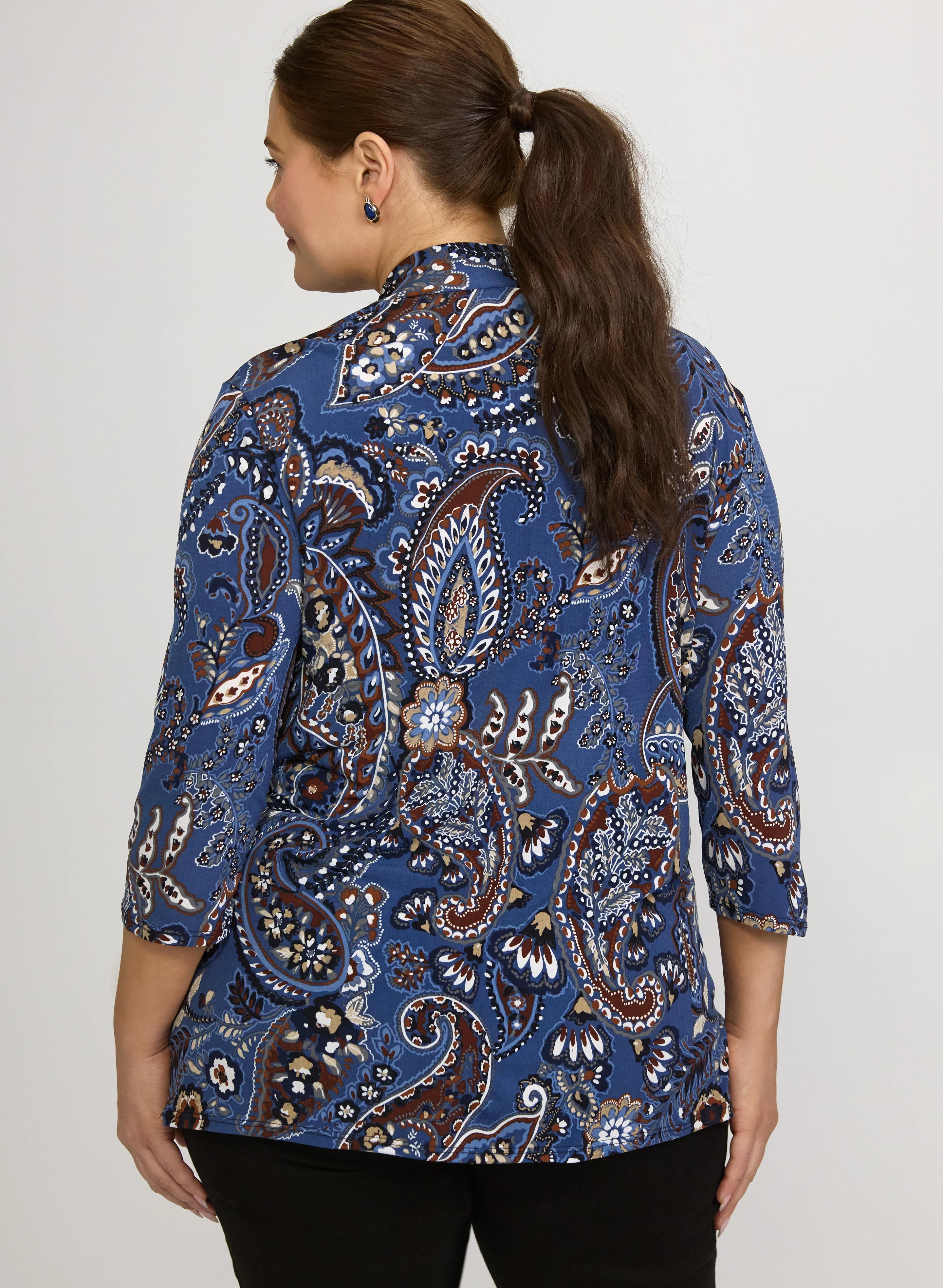 Paisley Illusion Layered Top - Image 4