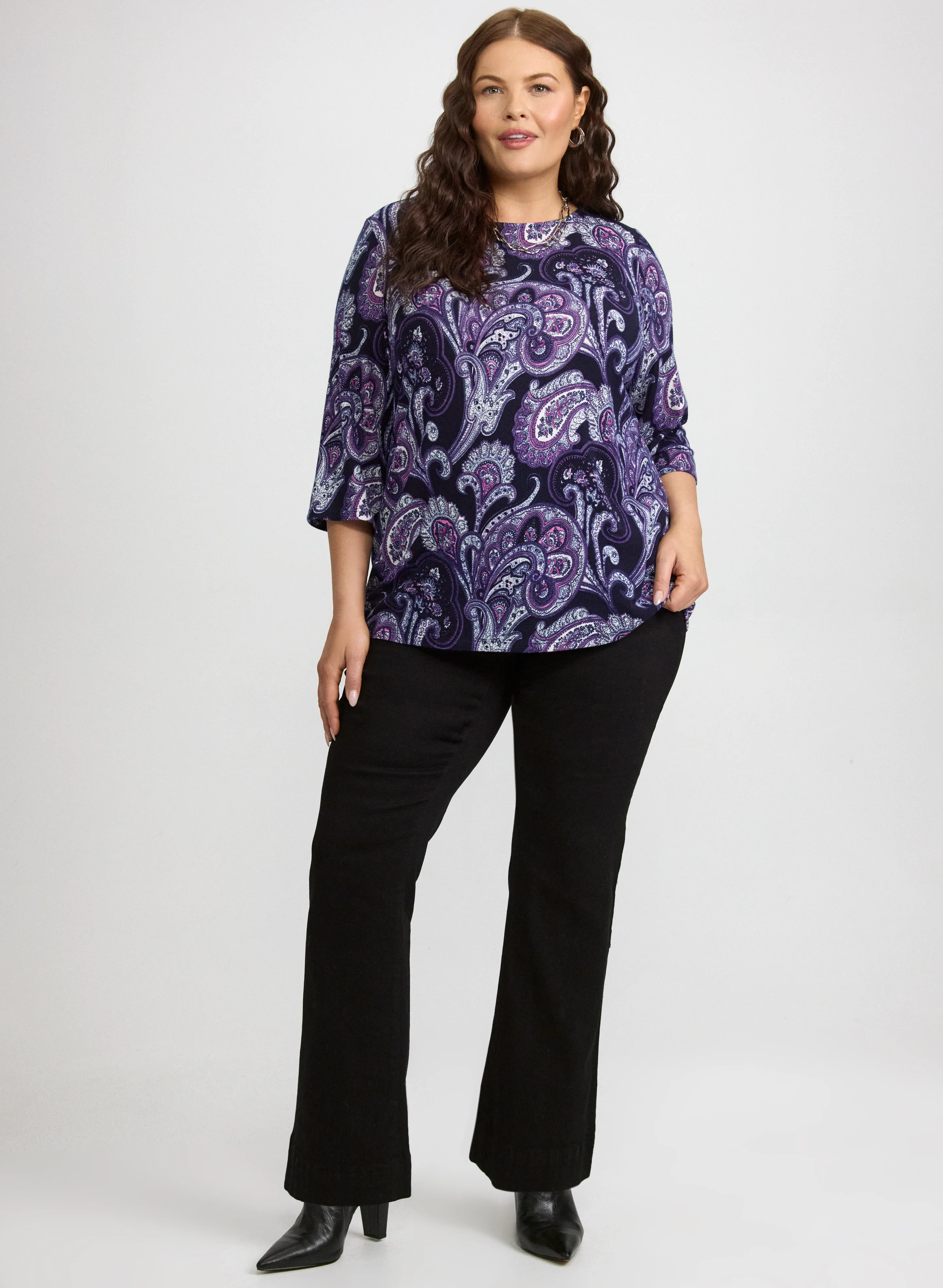 Paisley Knit Top - Image 3