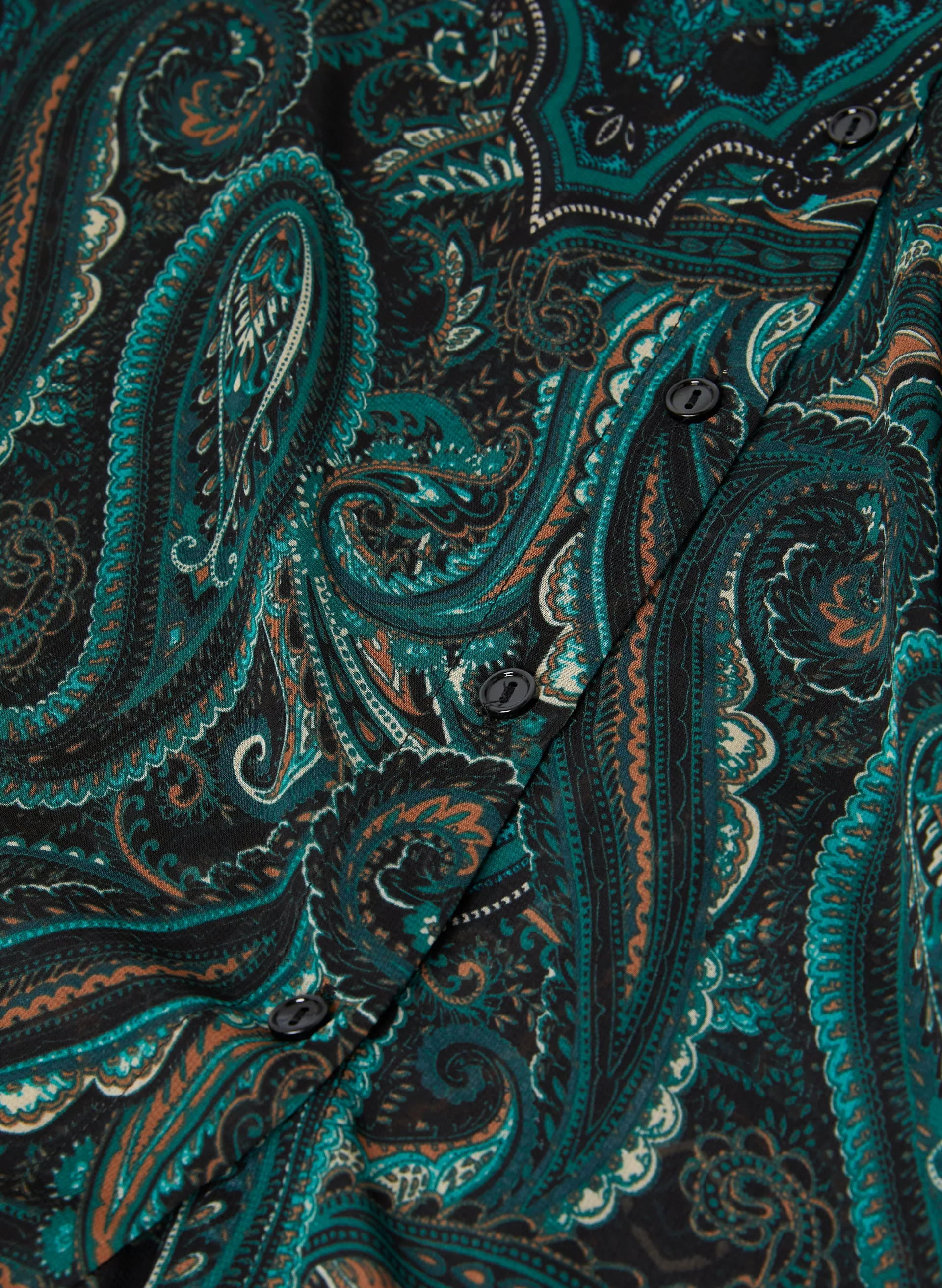 Paisley Motif High-Low Tunic - Image 7