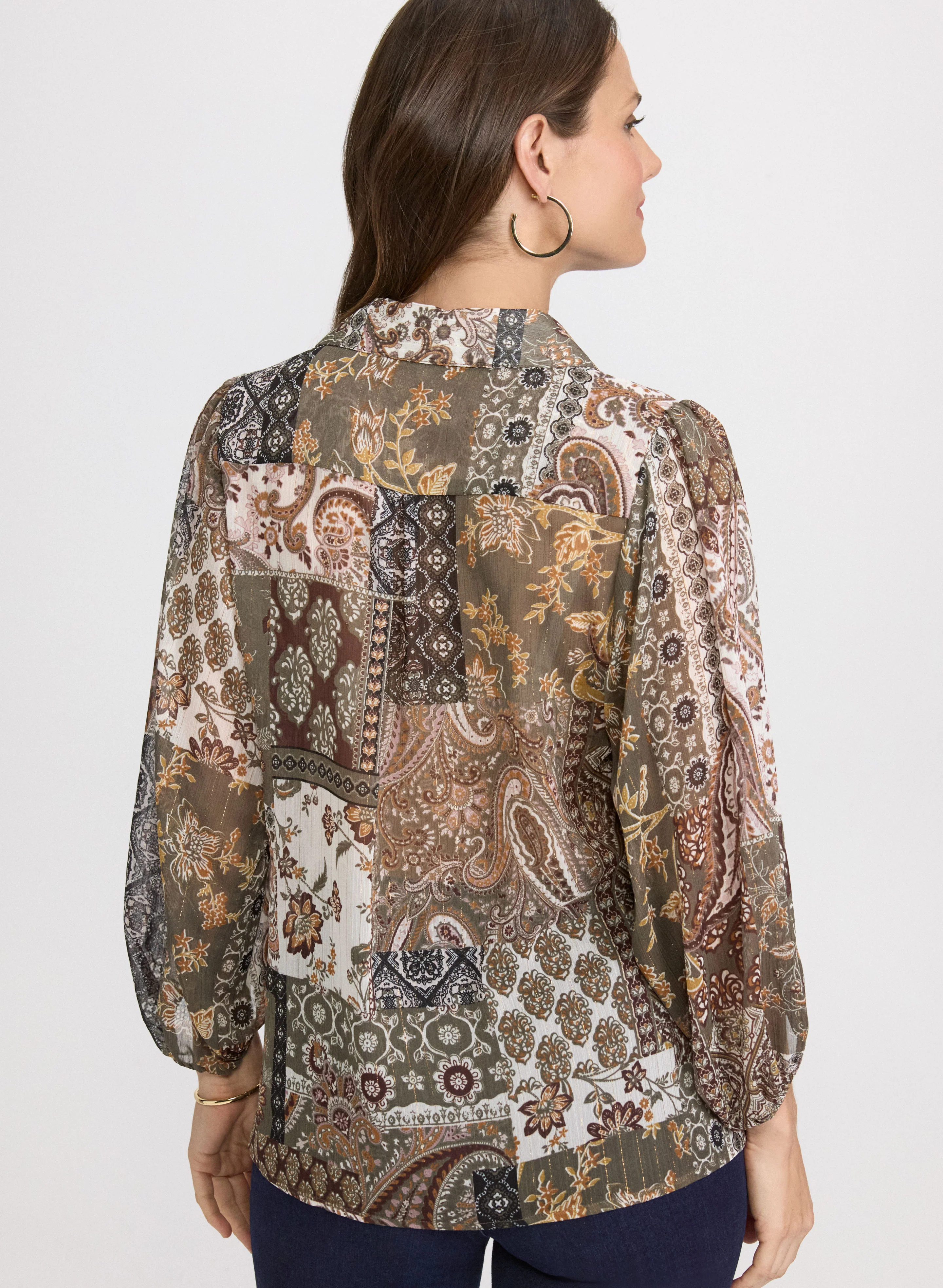 Paisley Patchwork Blouse - Image 4