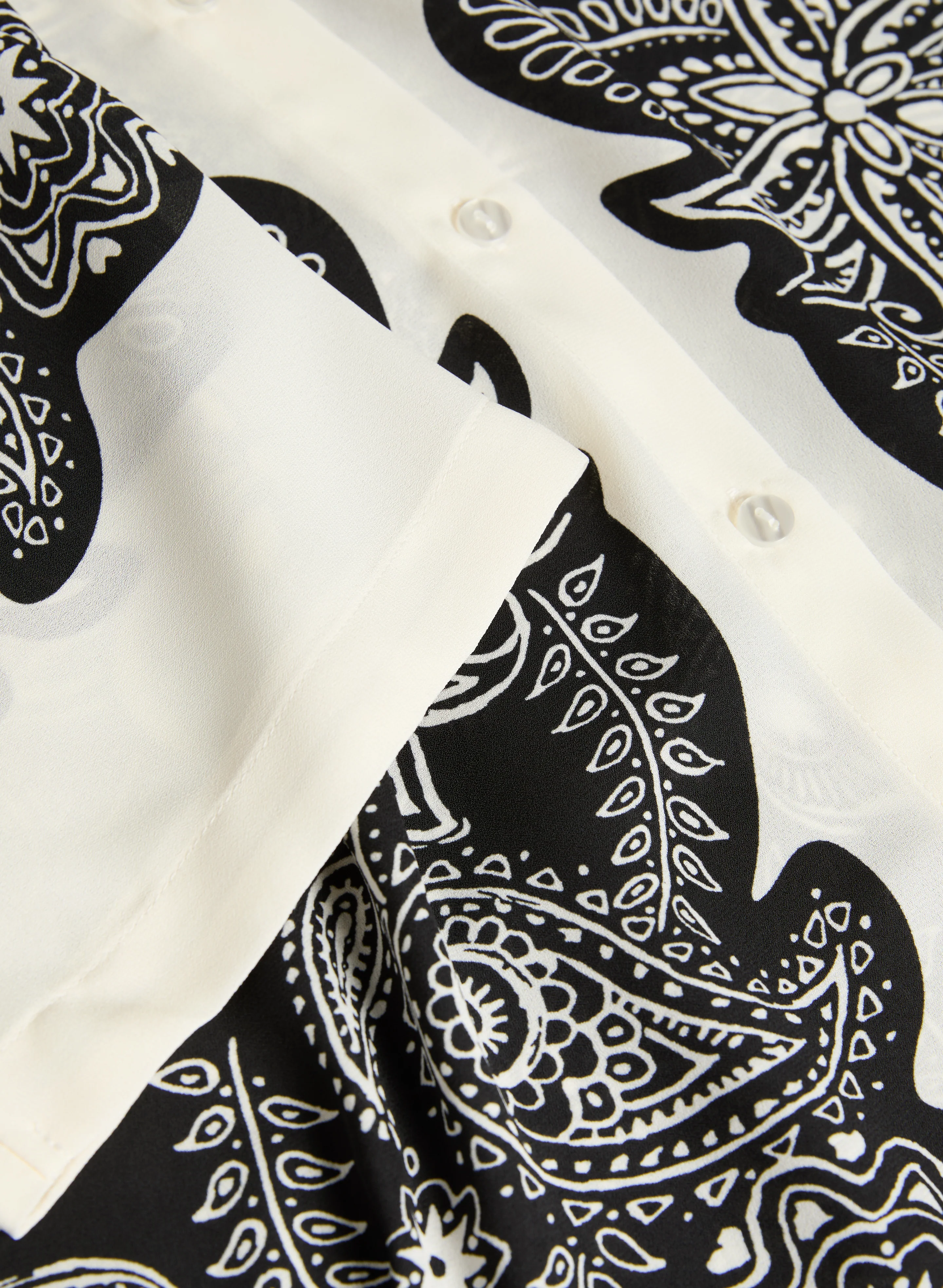 Paisley Placement Print Blouse - Image 6
