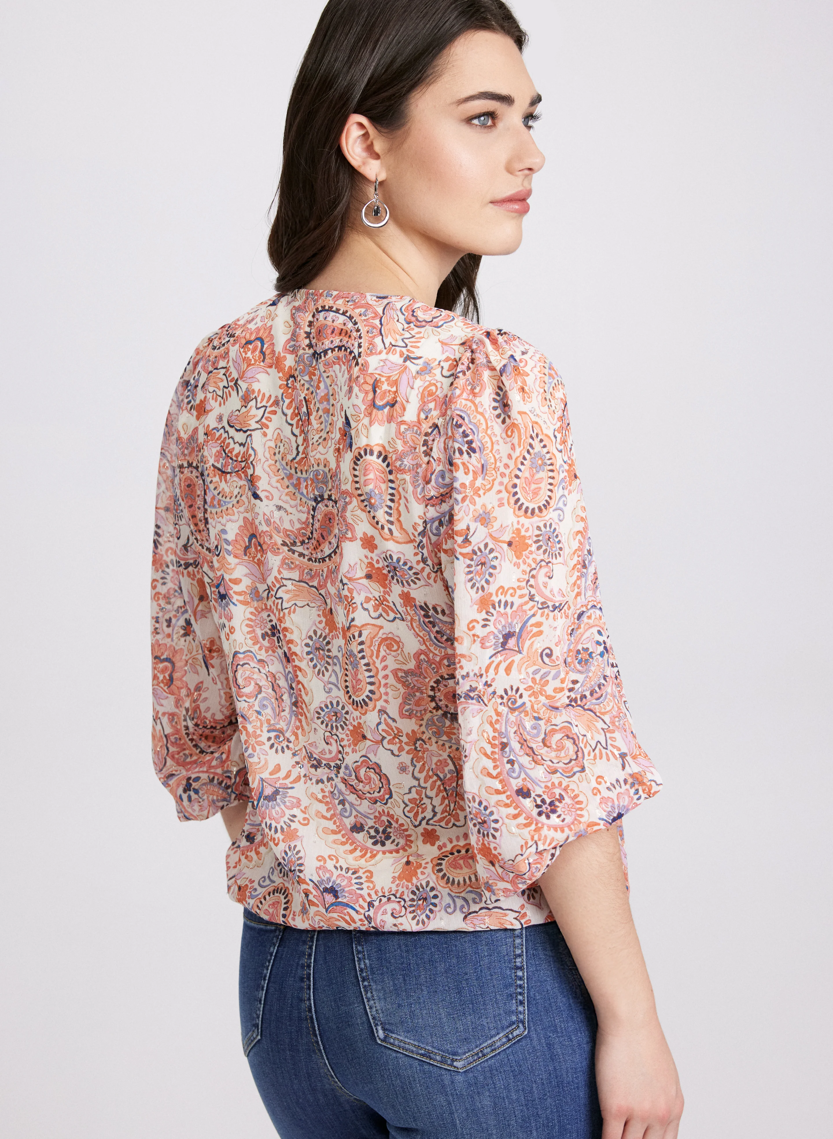 Paisley Print Blouse - Image 4