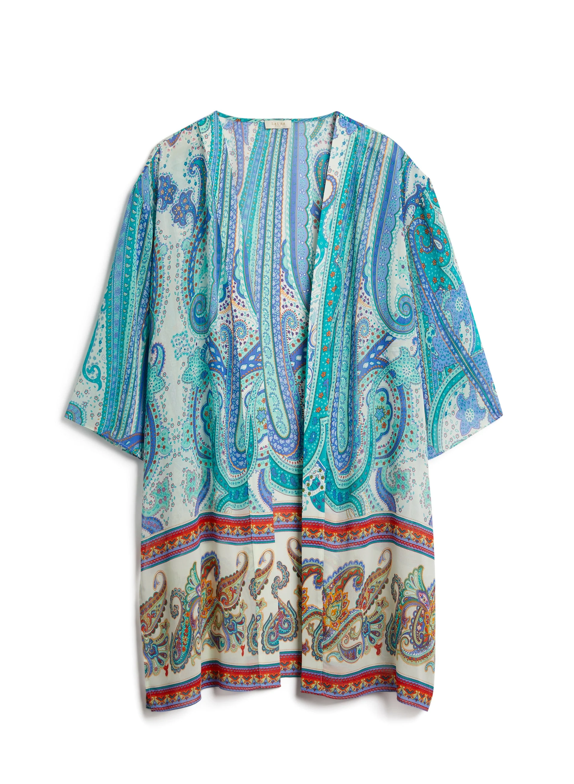 Paisley Print Open Front Tunic - Image 6