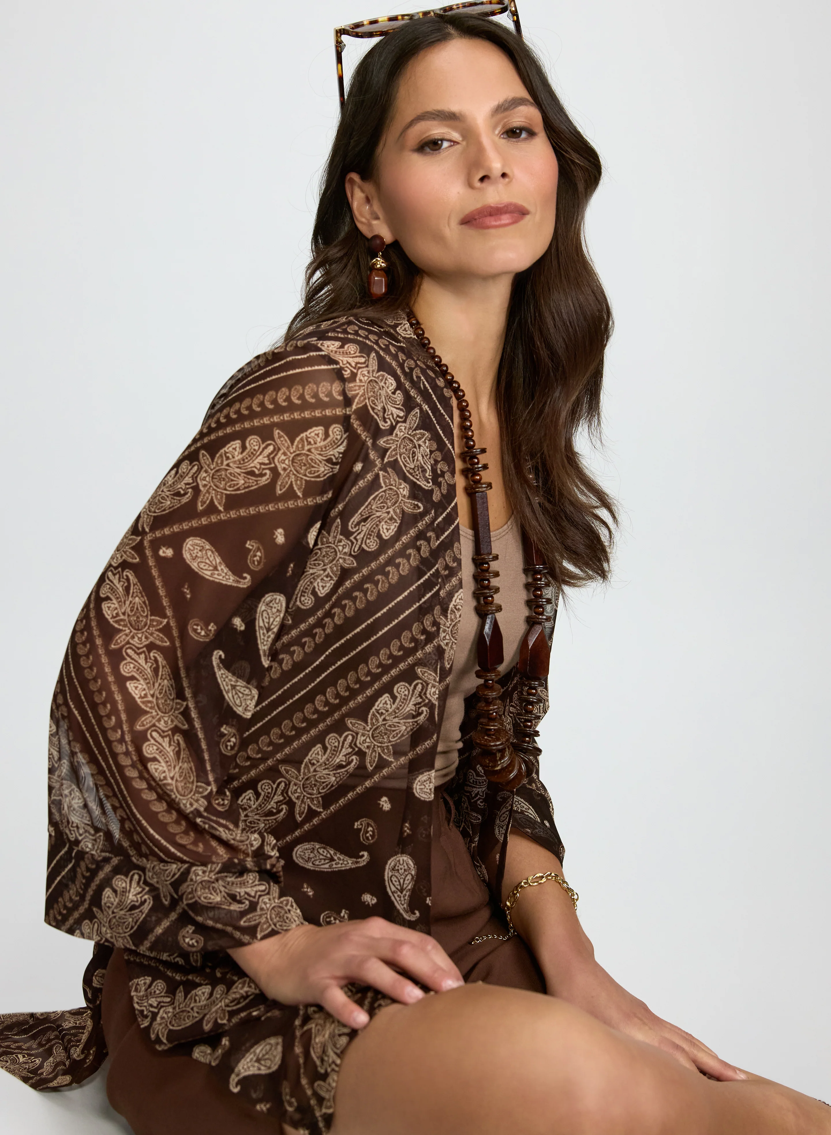 Paisley Print Open Top - Image 2