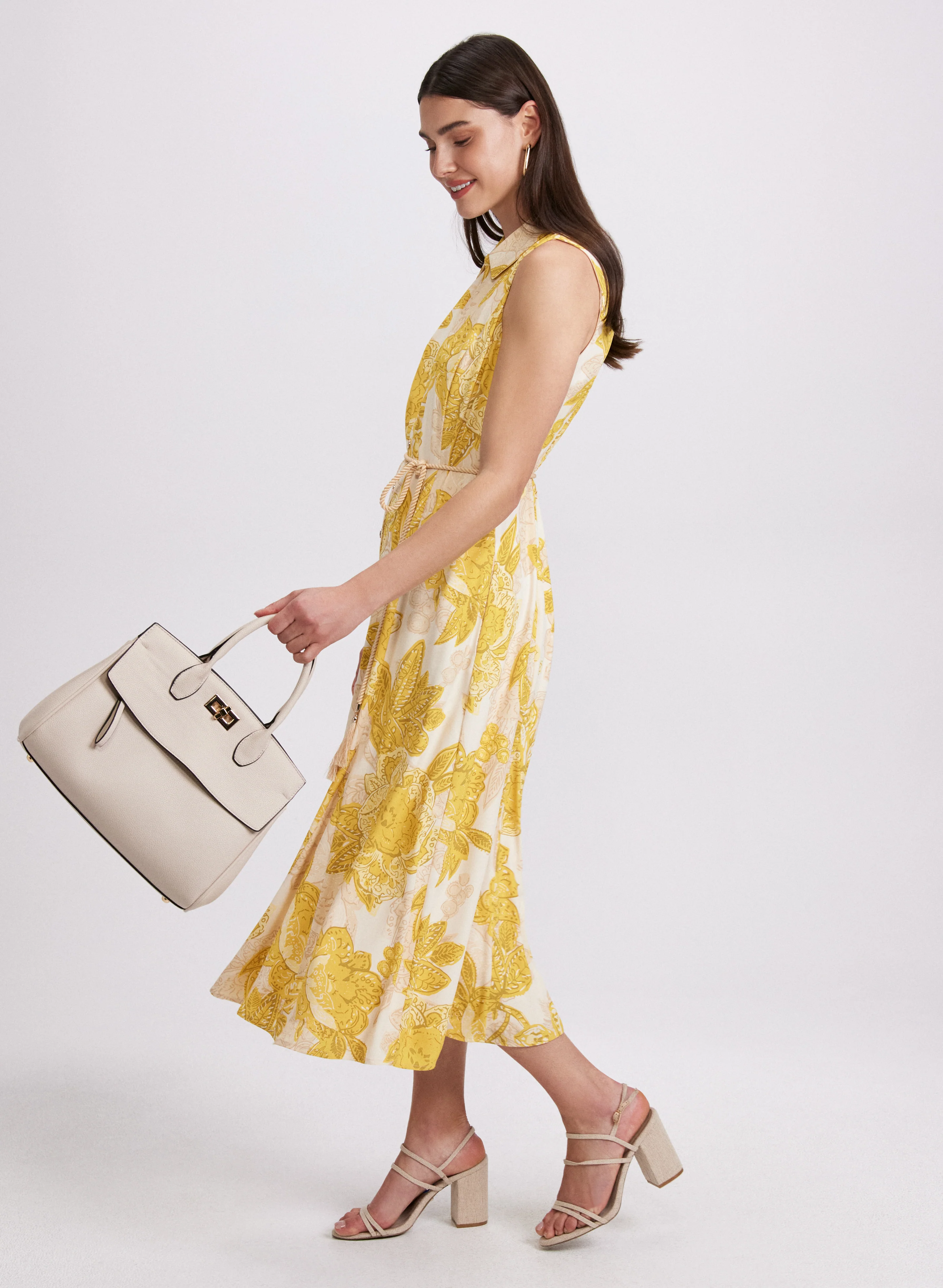 Paisley Print Shirt Dress - Image 2