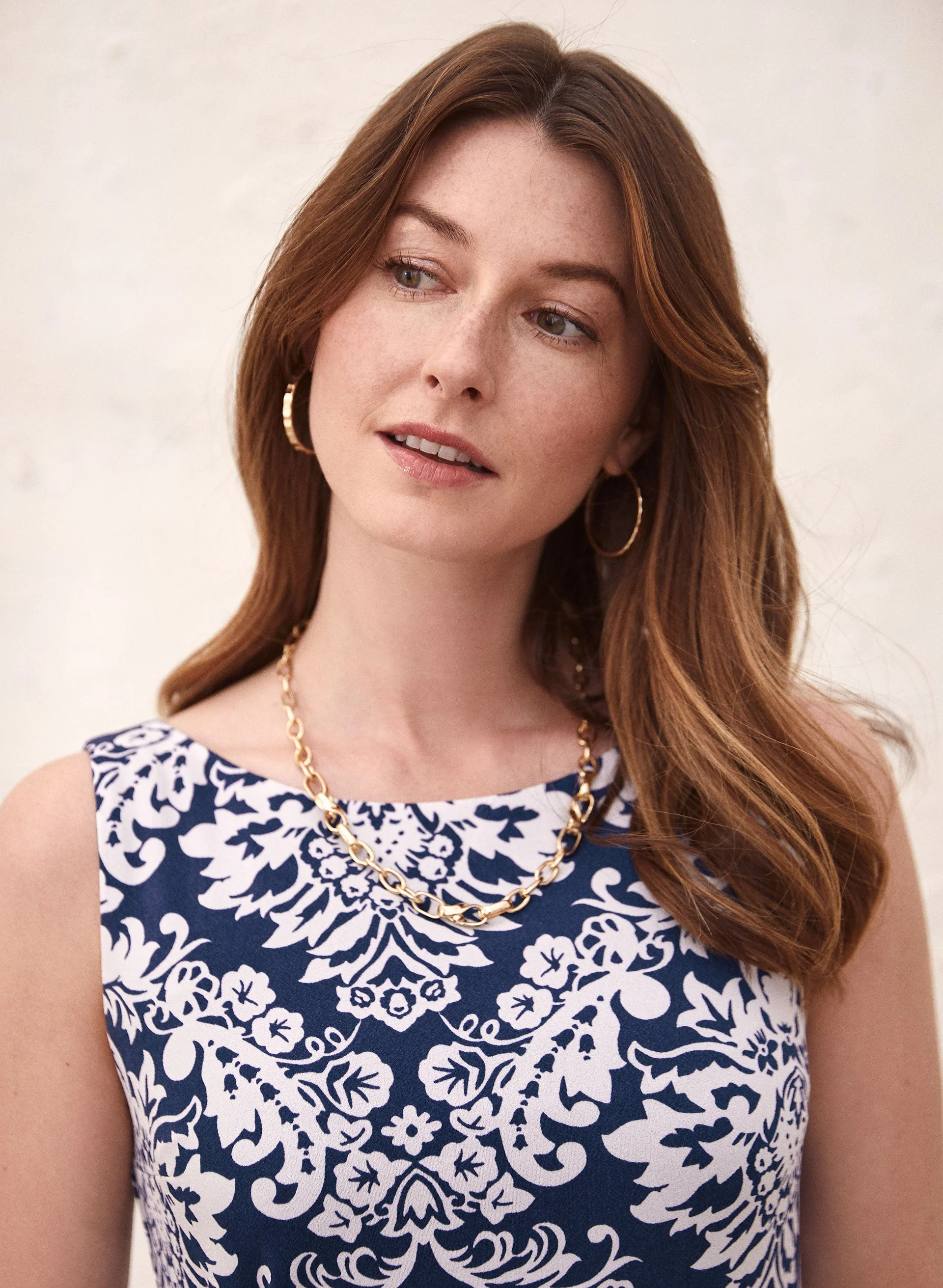 Paisley Print Sleeveless Dress - Image 4