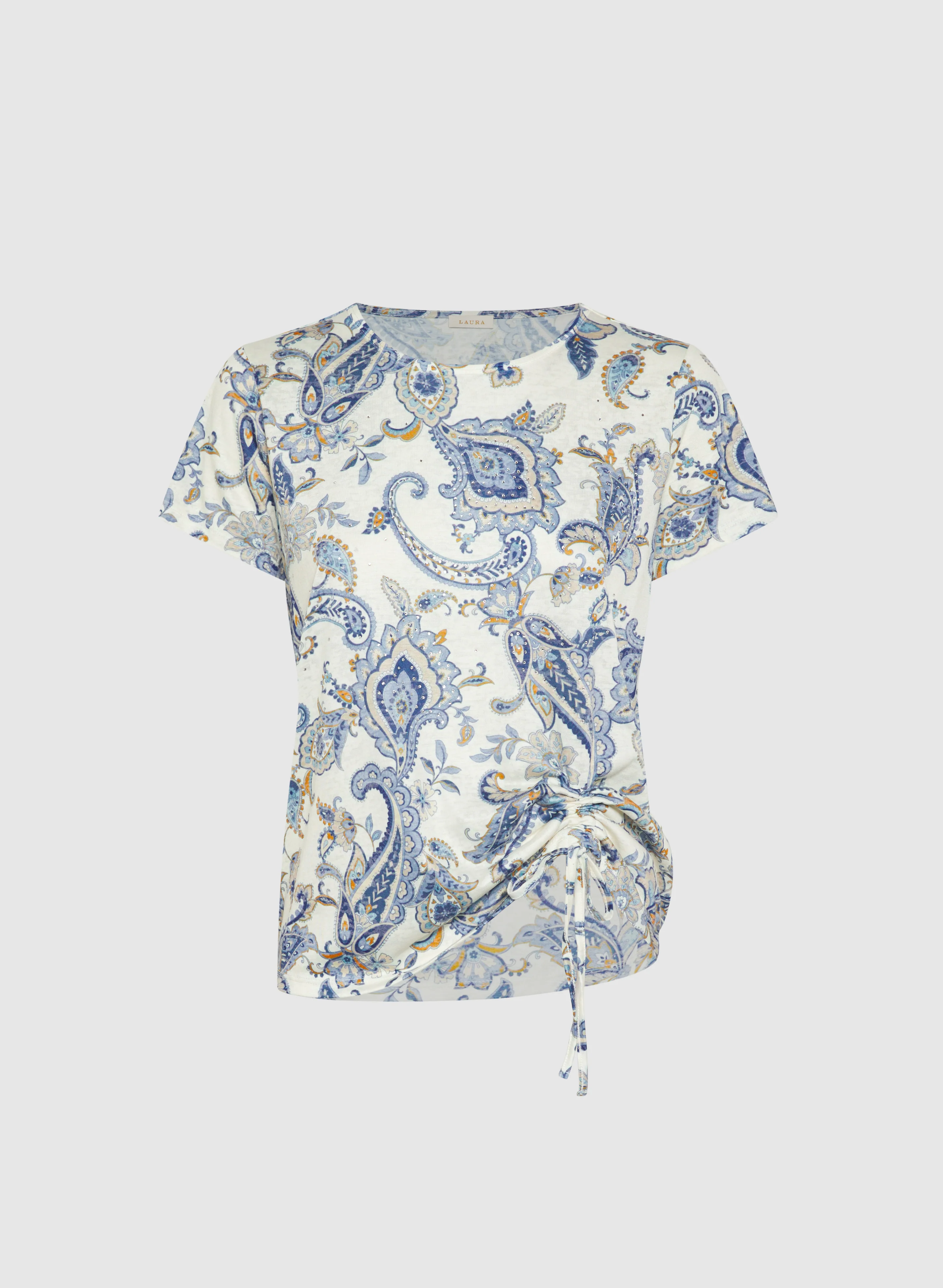 Paisley Print T-Shirt - Image 6