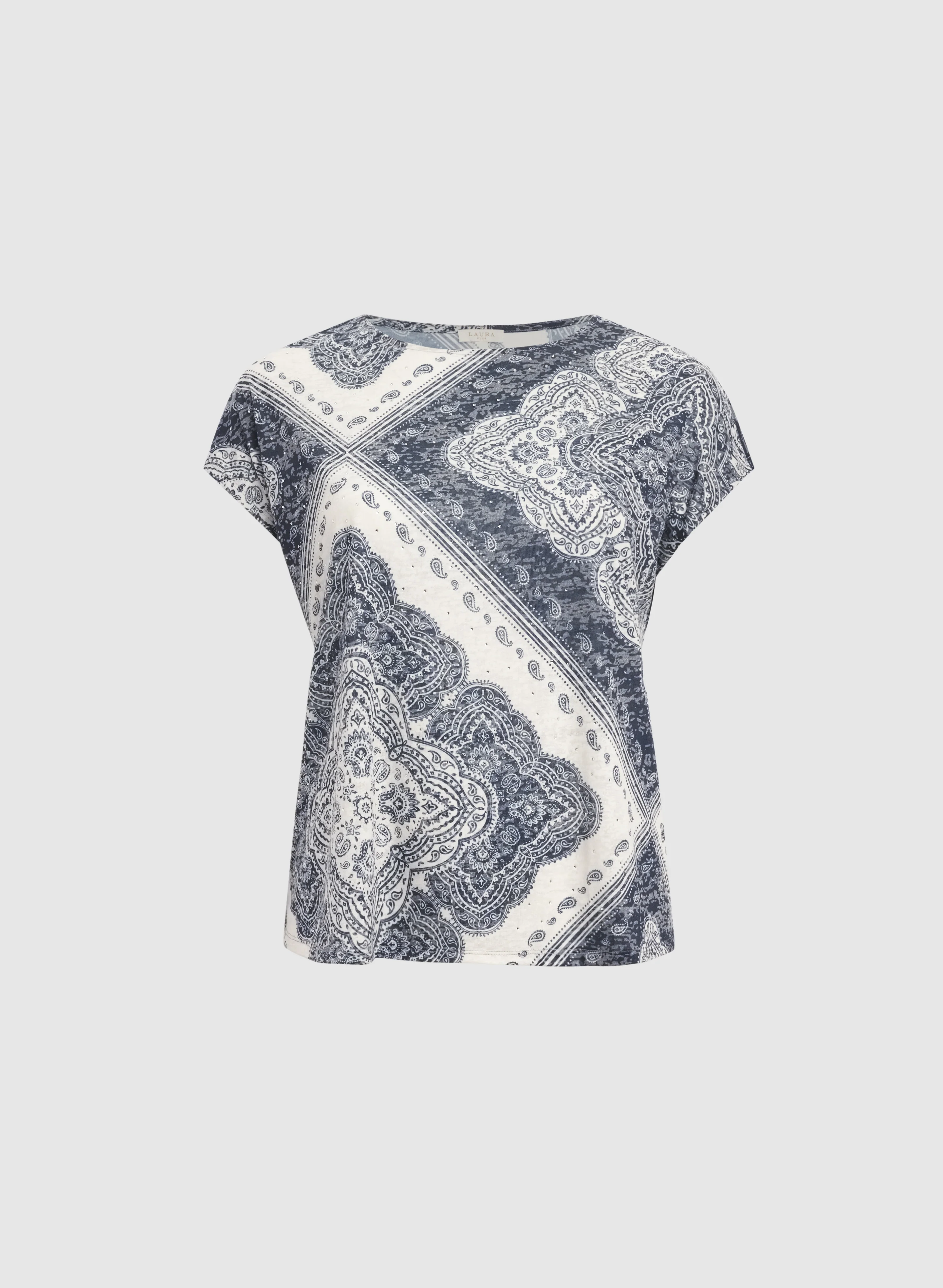 Paisley Print T-Shirt - Image 6