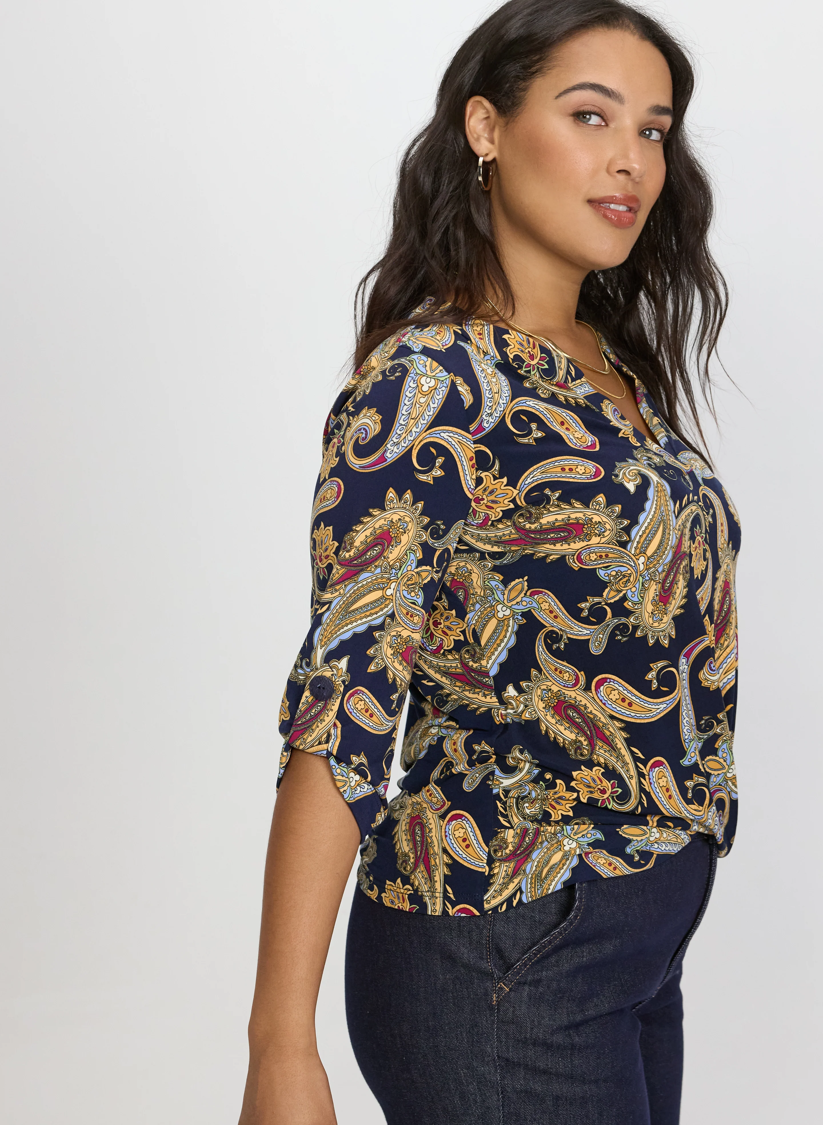 Paisley Print Top - Image 5