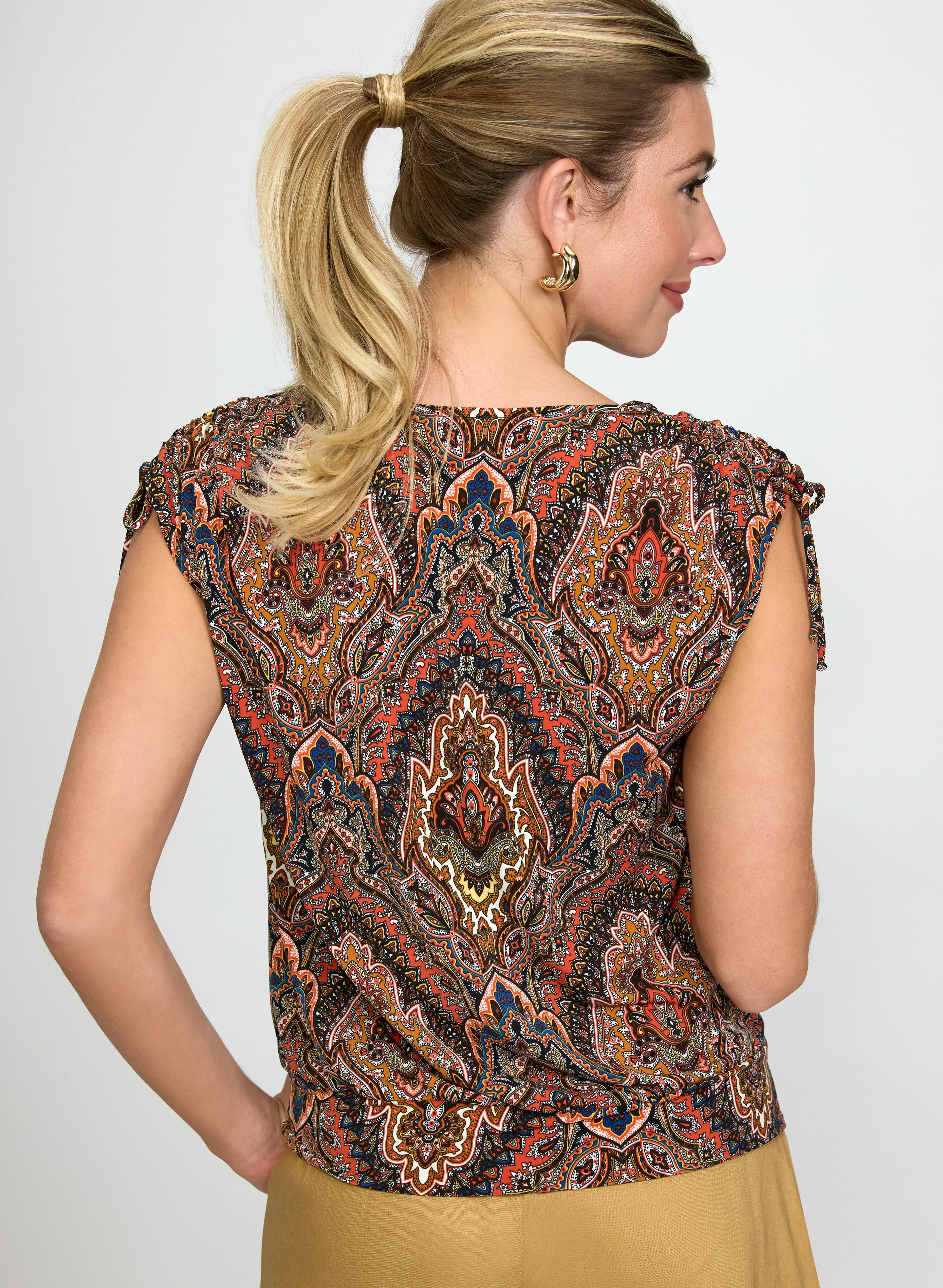 Paisley Print Top - Image 4