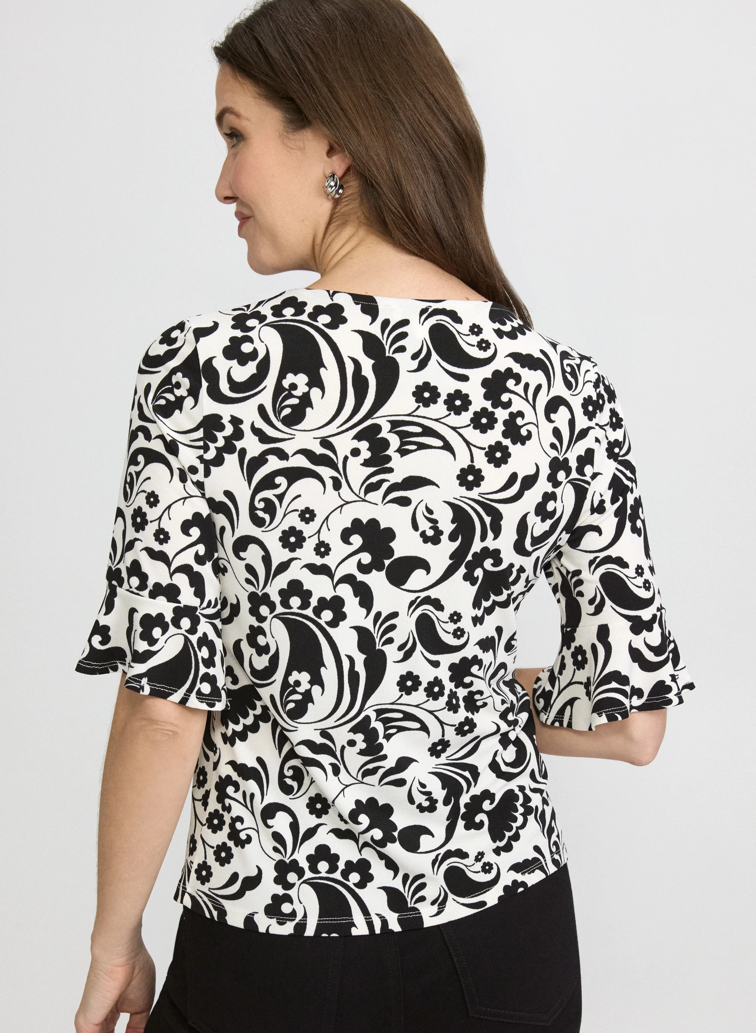 Paisley Print Top - Image 2