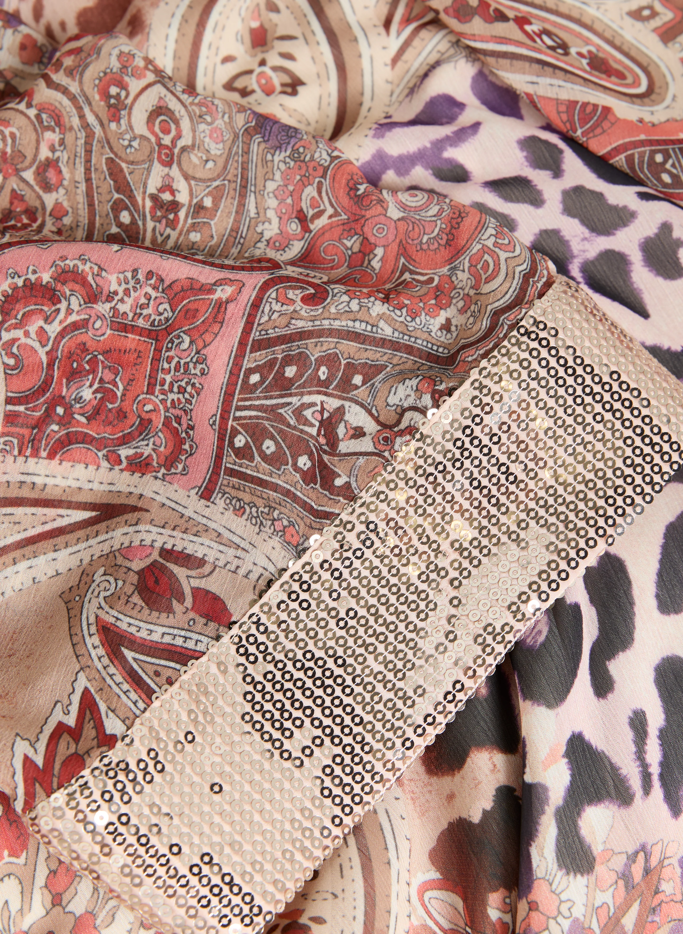 Paisley Print V-Neck Blouse - Image 7