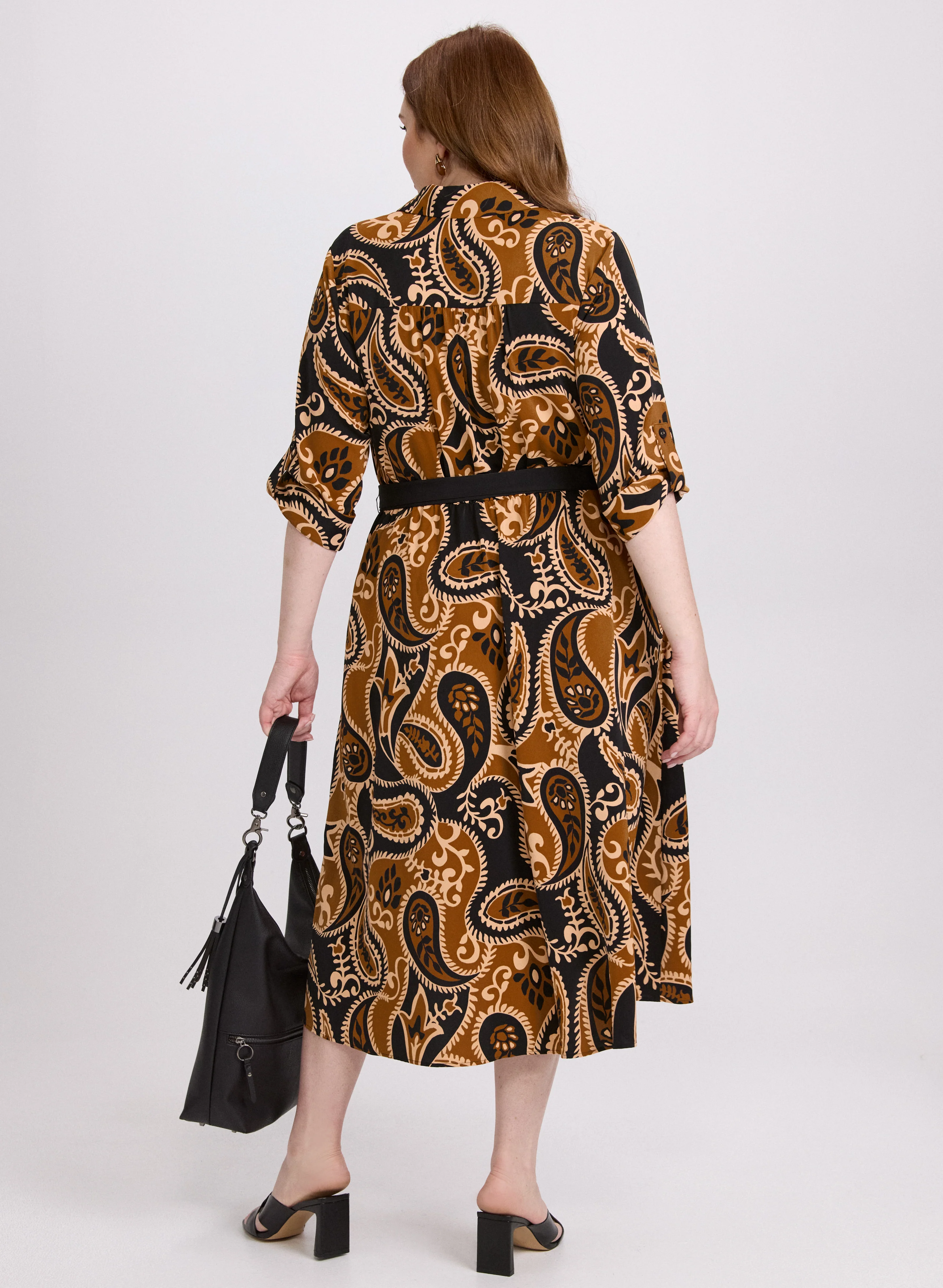 Paisley Shirt Dress - Image 5