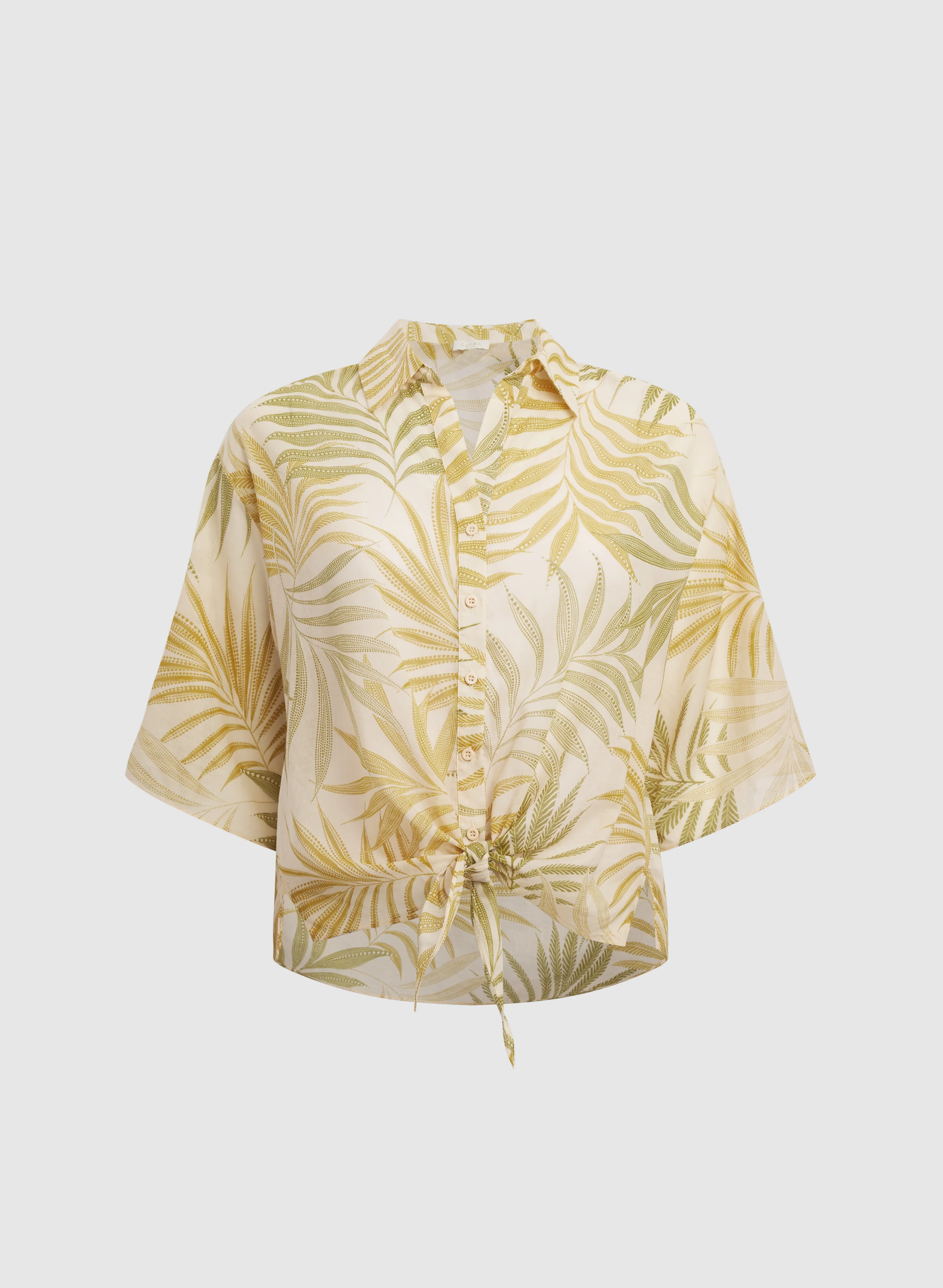 Palm Button-Down Blouse - Image 8