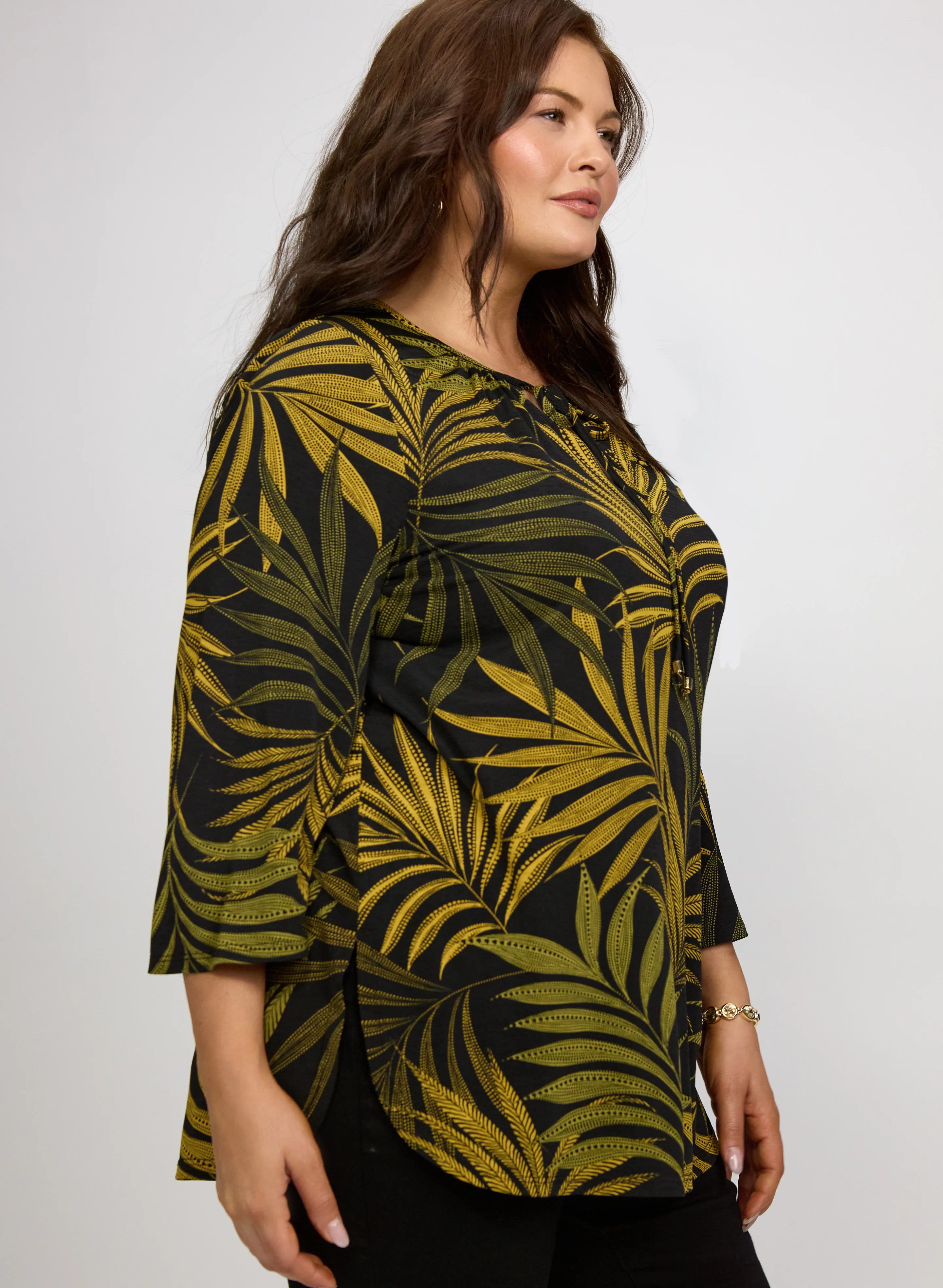 Palm Leaf Tunic Top - Image 5