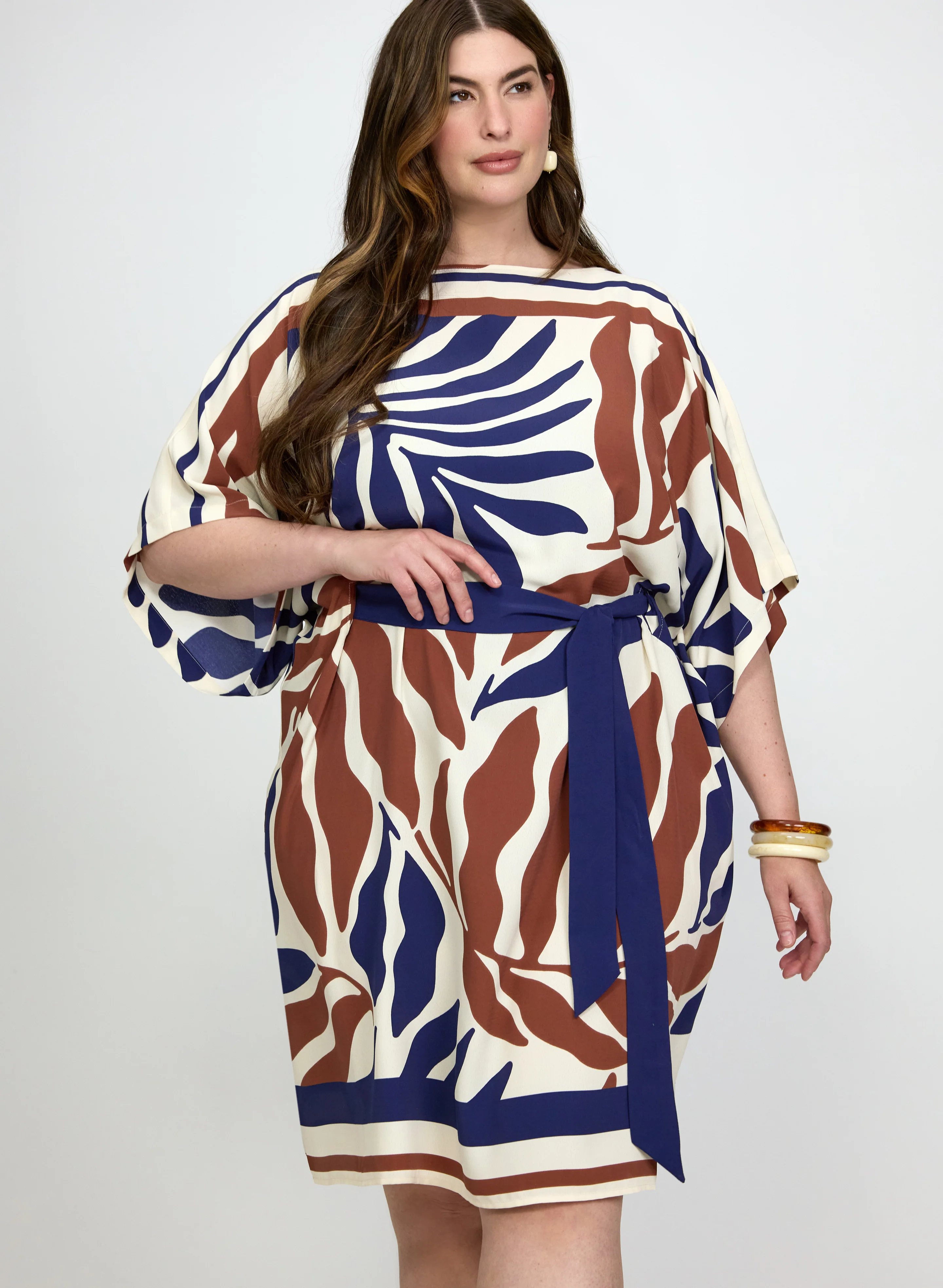 Palm Print Dress - Image 2