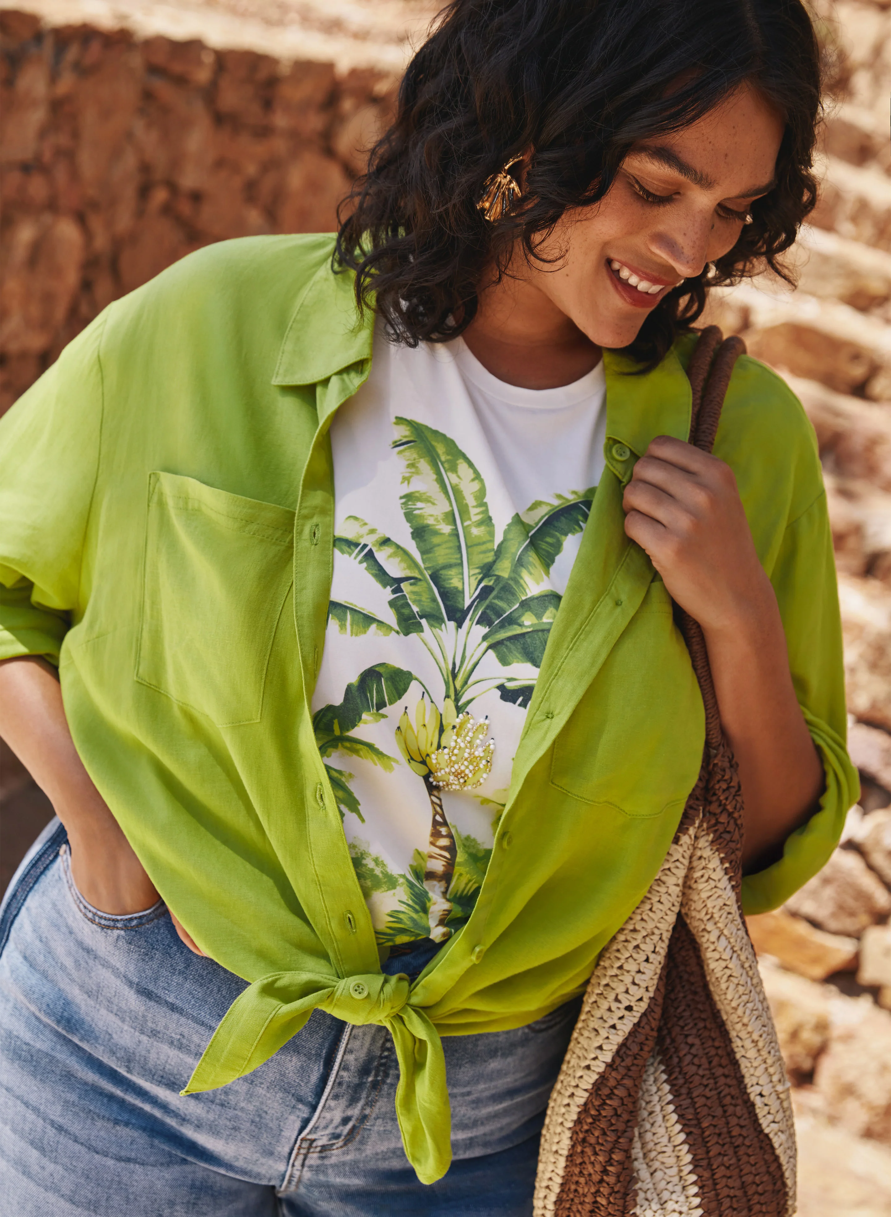 Palm Print T-Shirt - Image 8