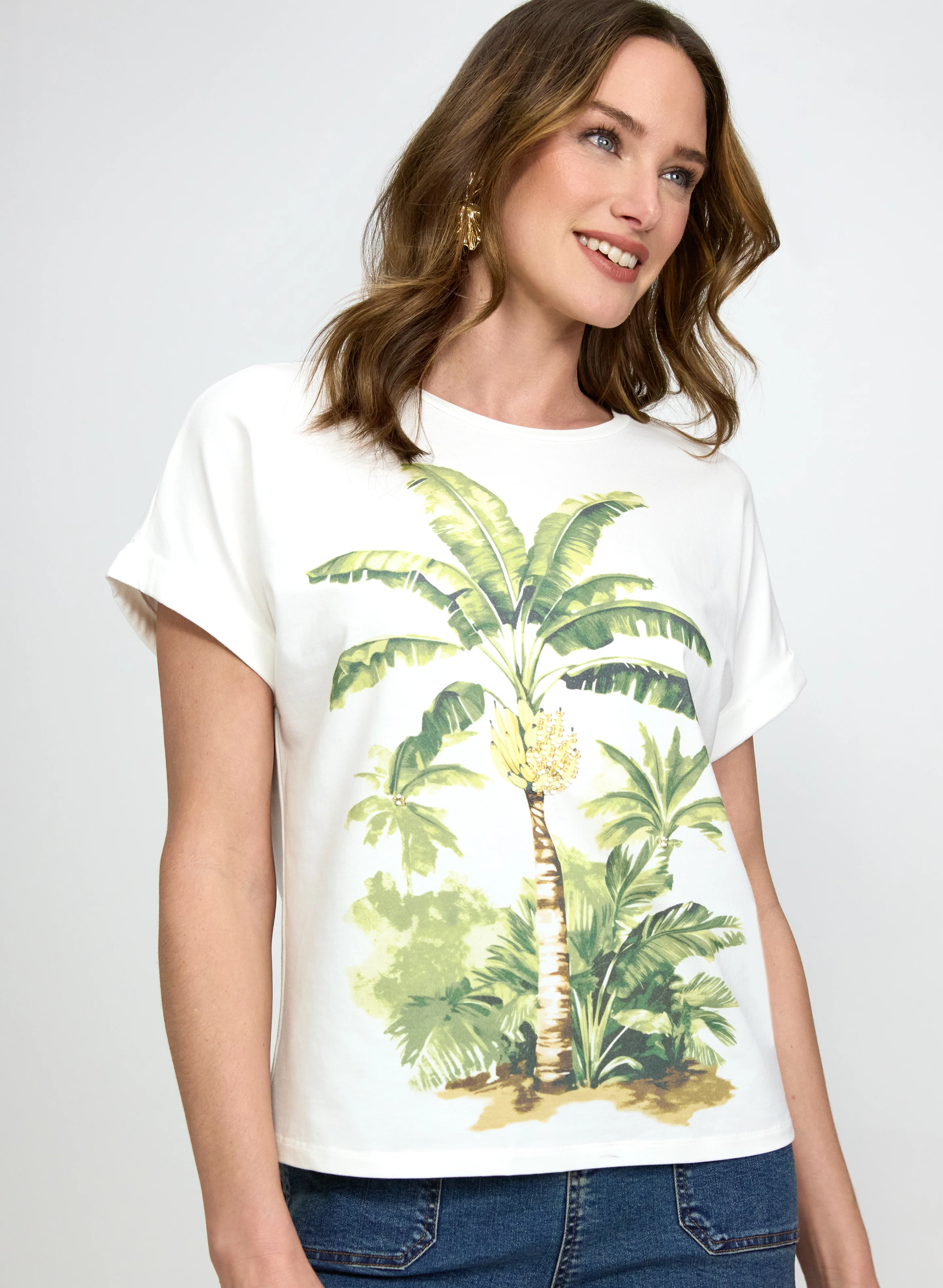 Palm Print T-Shirt - Image 8