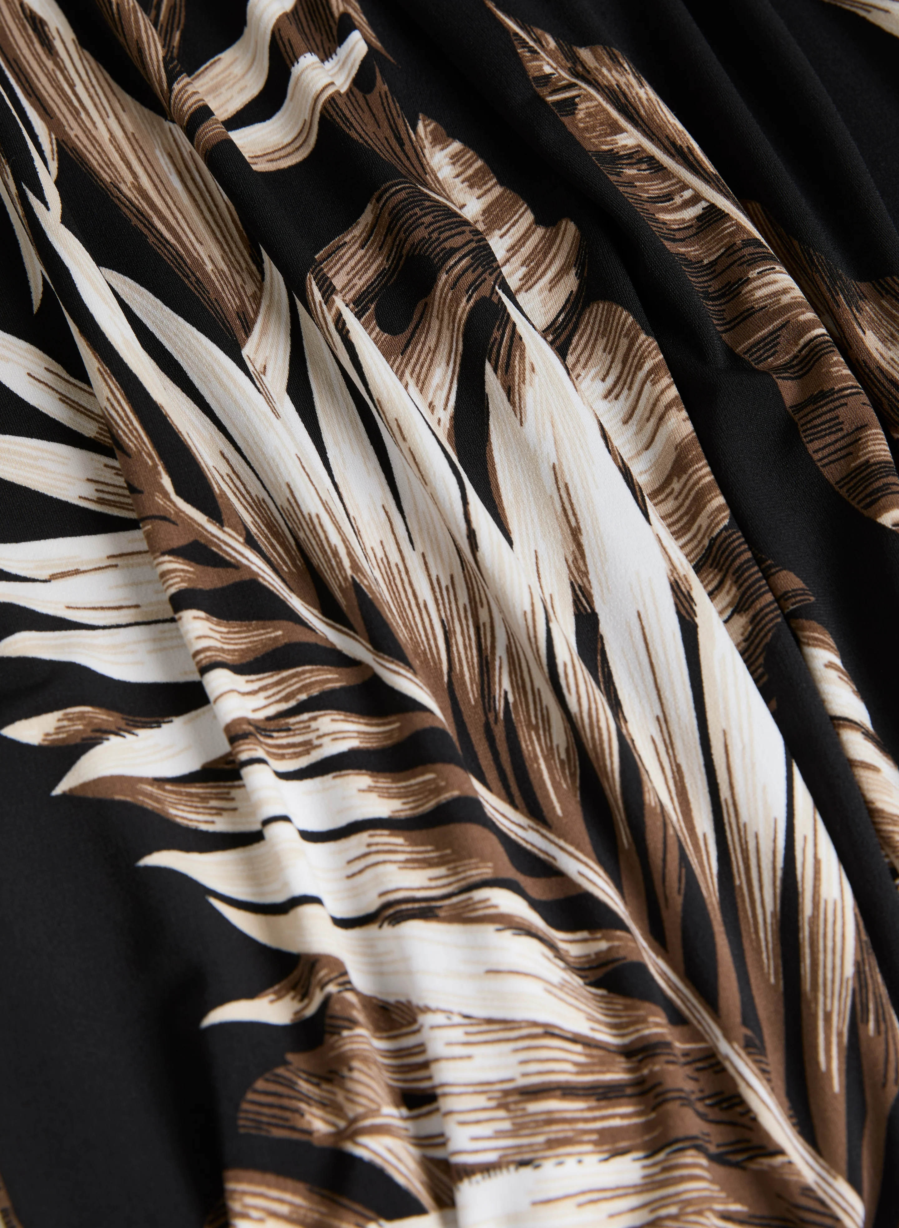 Palm Print Wide Leg Pants - Image 6