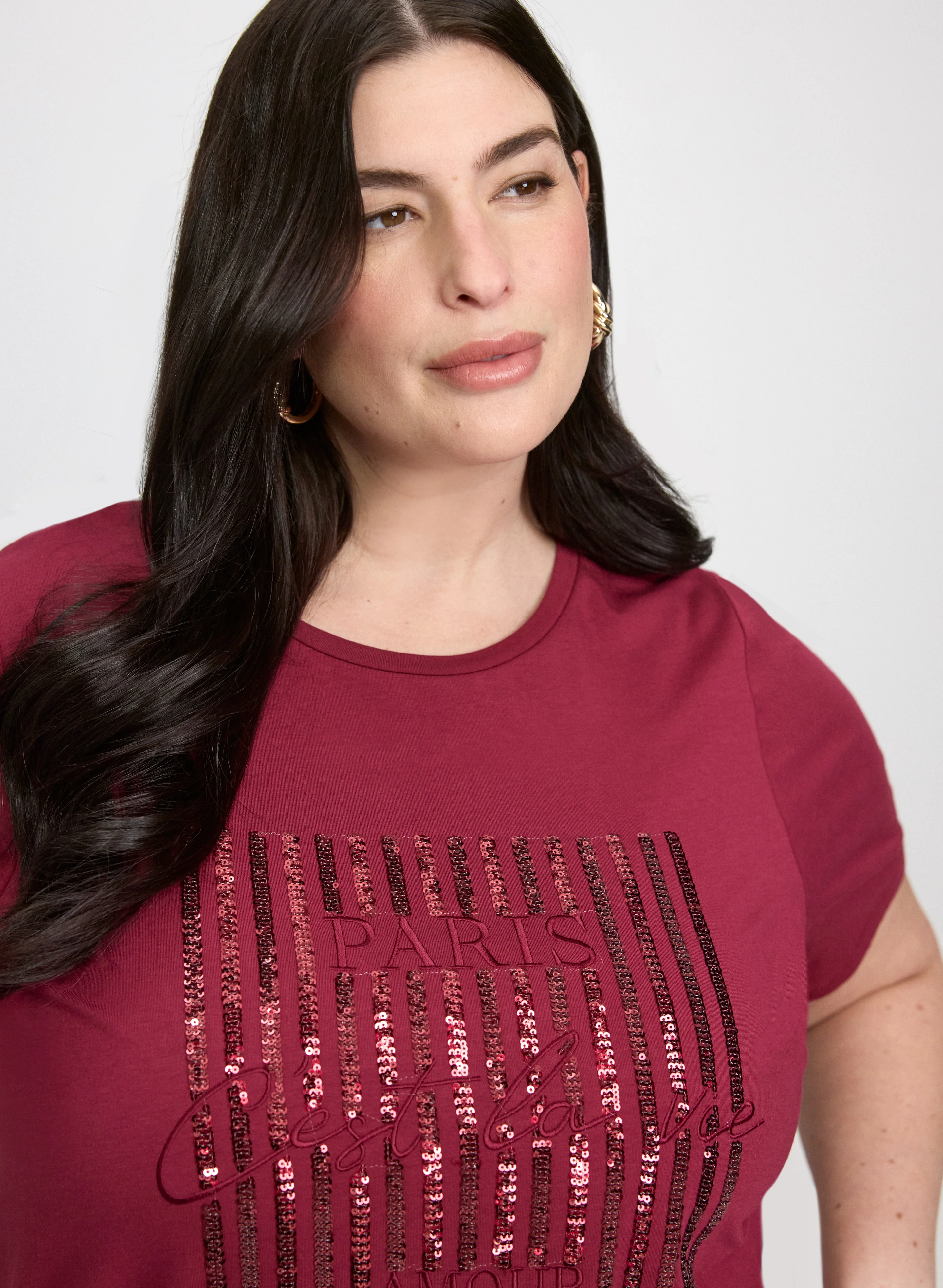 Paris Sequin T-Shirt - Image 2