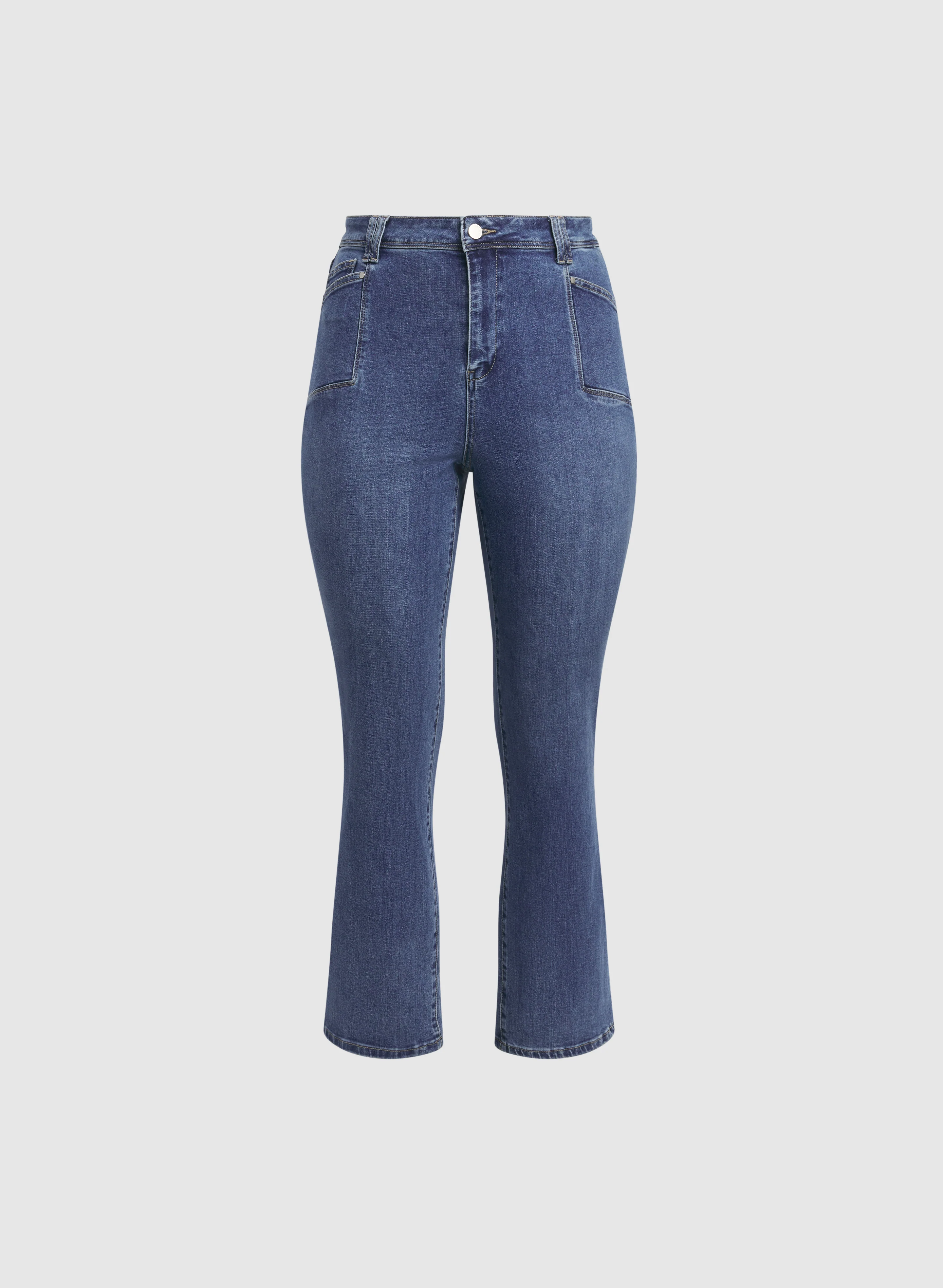 Patch Pocket Straight-Leg Jeans - Image 6