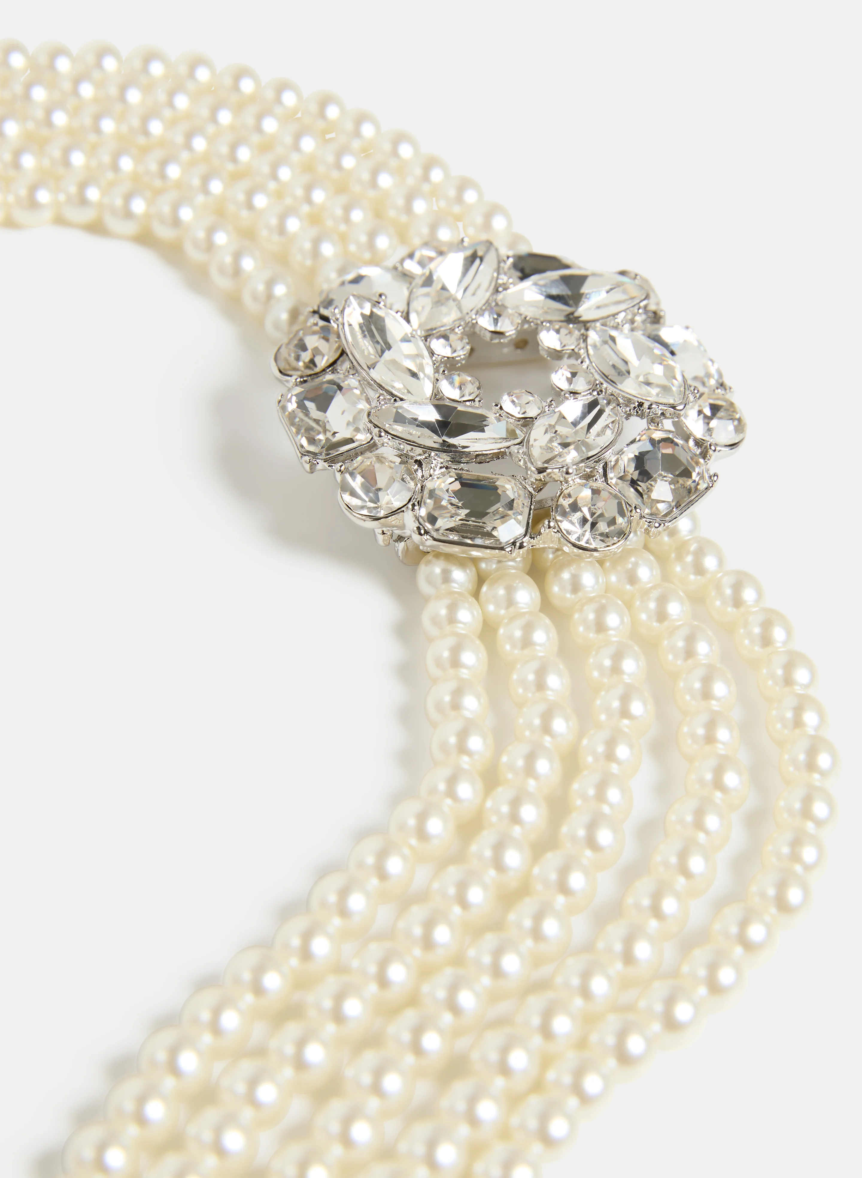 Pearl Choker Necklace - Image 2