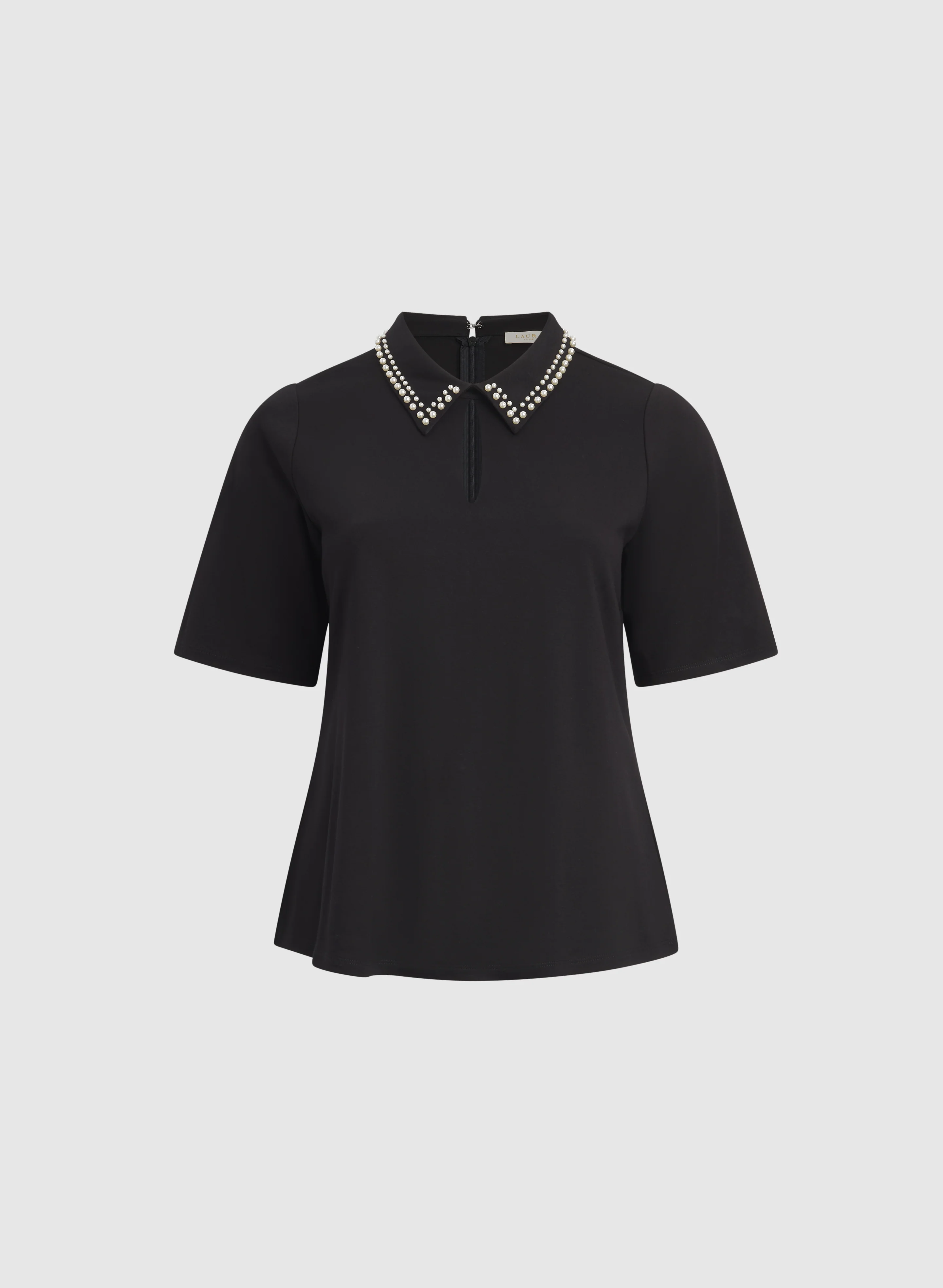 Pearl Collar Top - Image 6