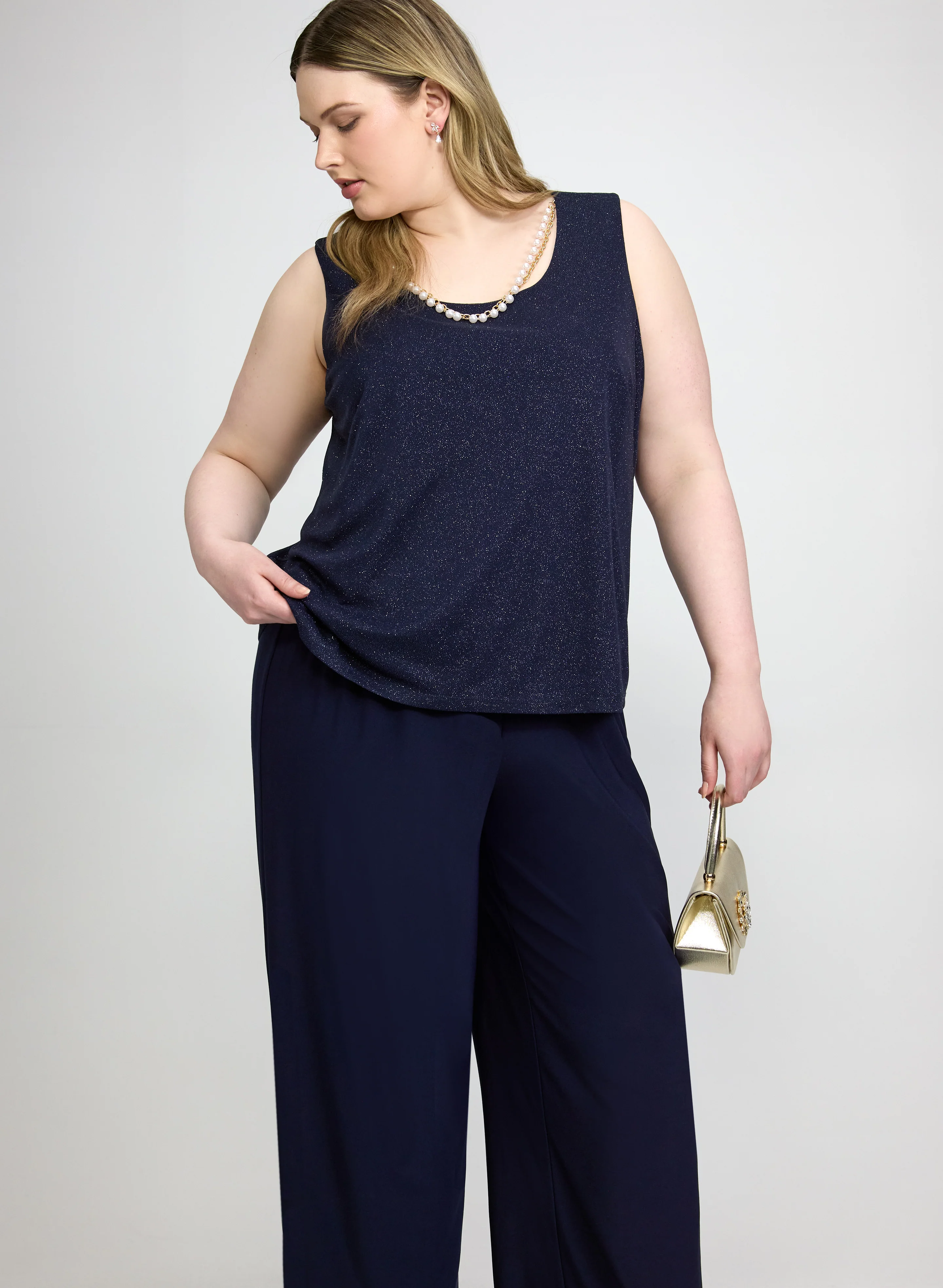Glitter Jacket, Top & Pants Set - Image 4