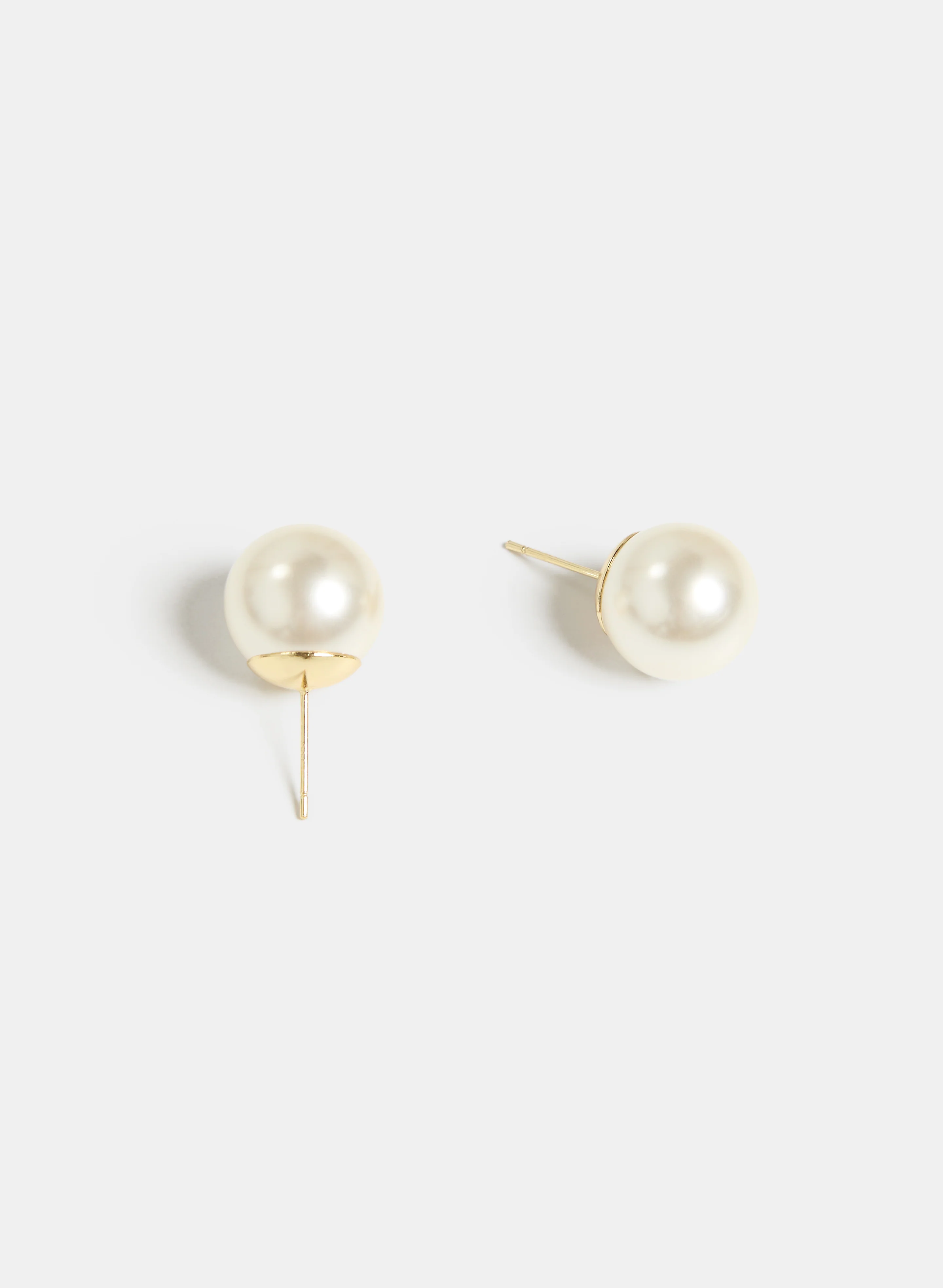 Pearl Stud Earrings - Image 2