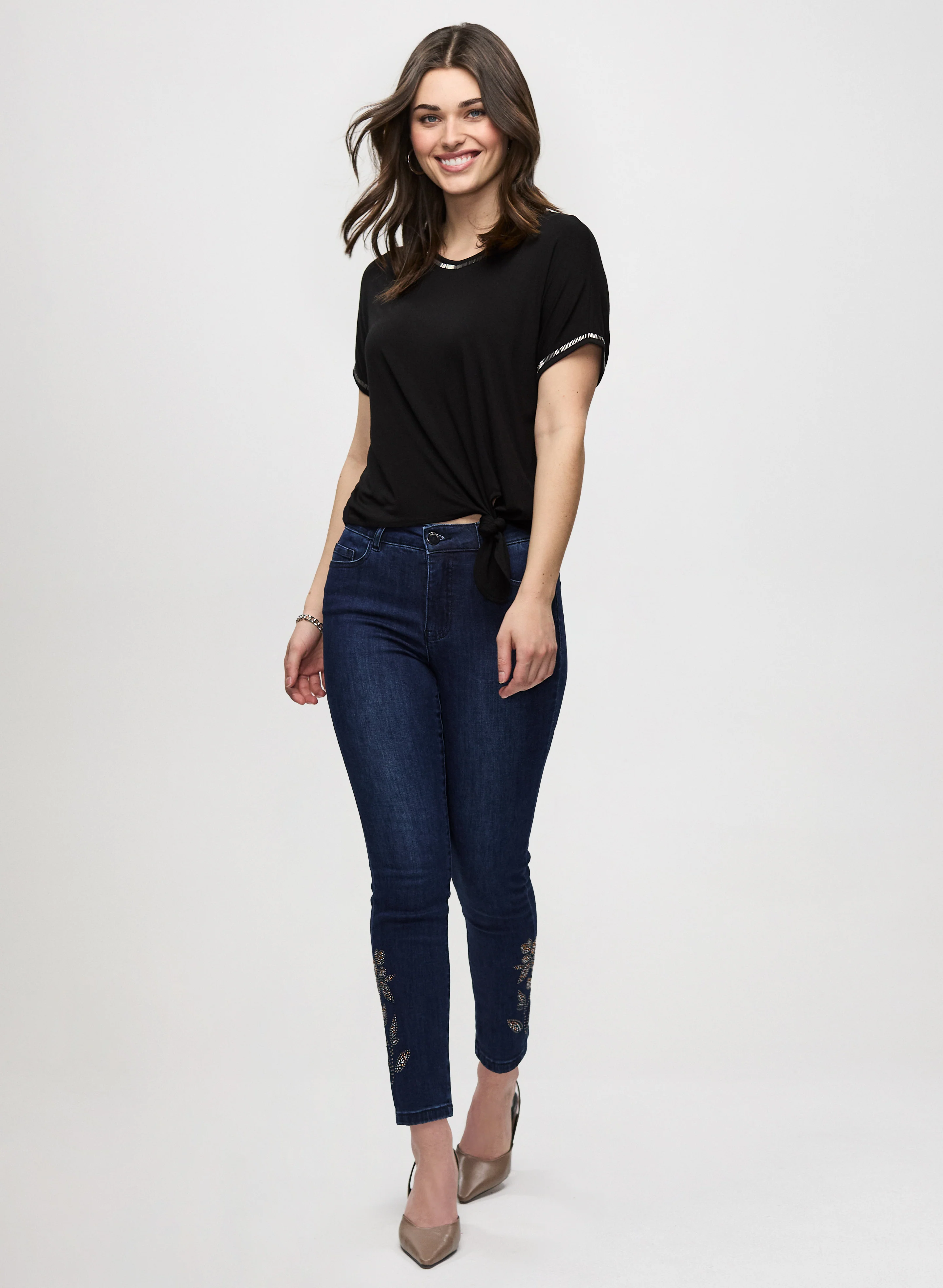 Bead Trim Tee - Image 3