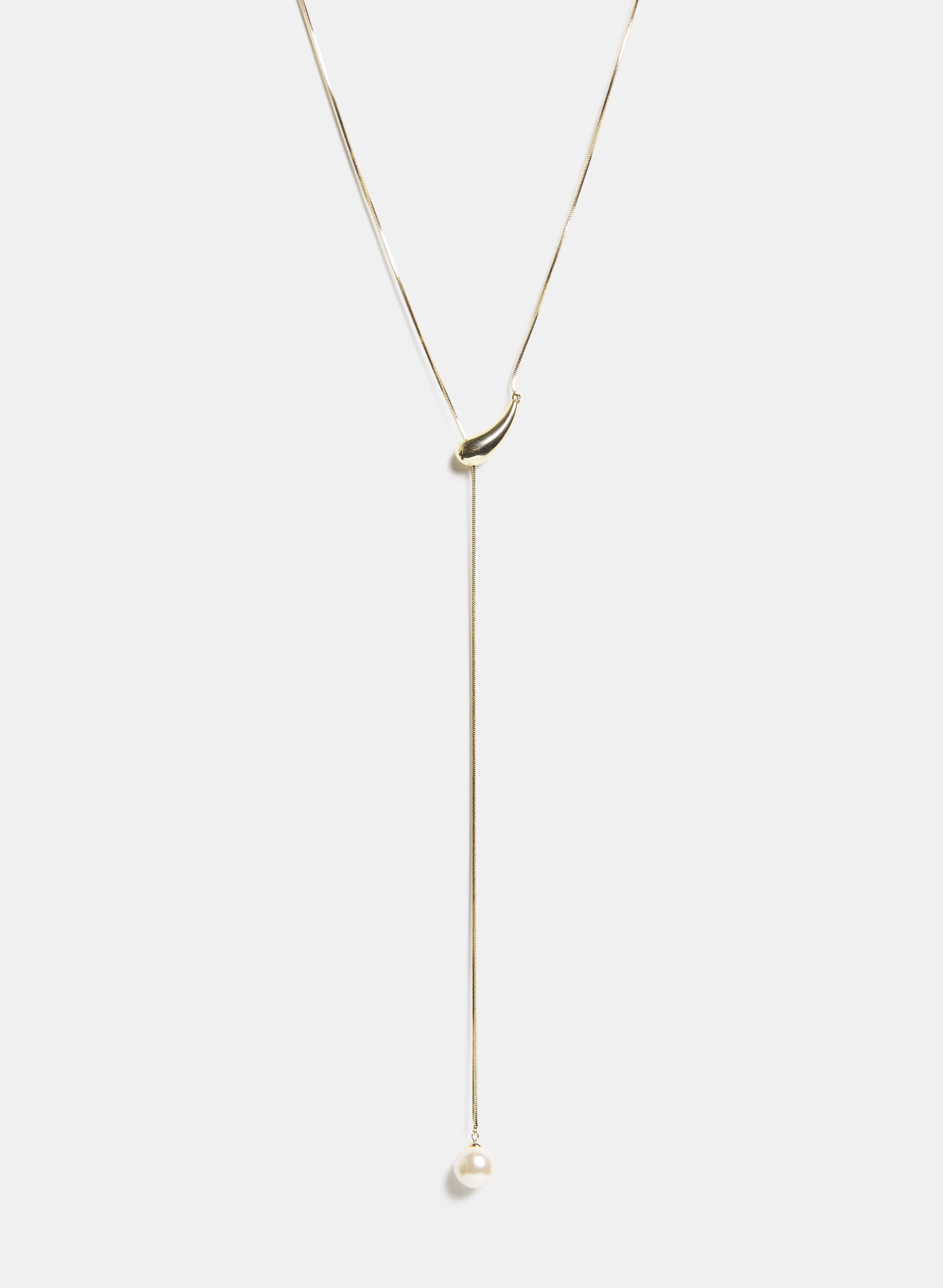 Pearl Y-Shaped Necklace