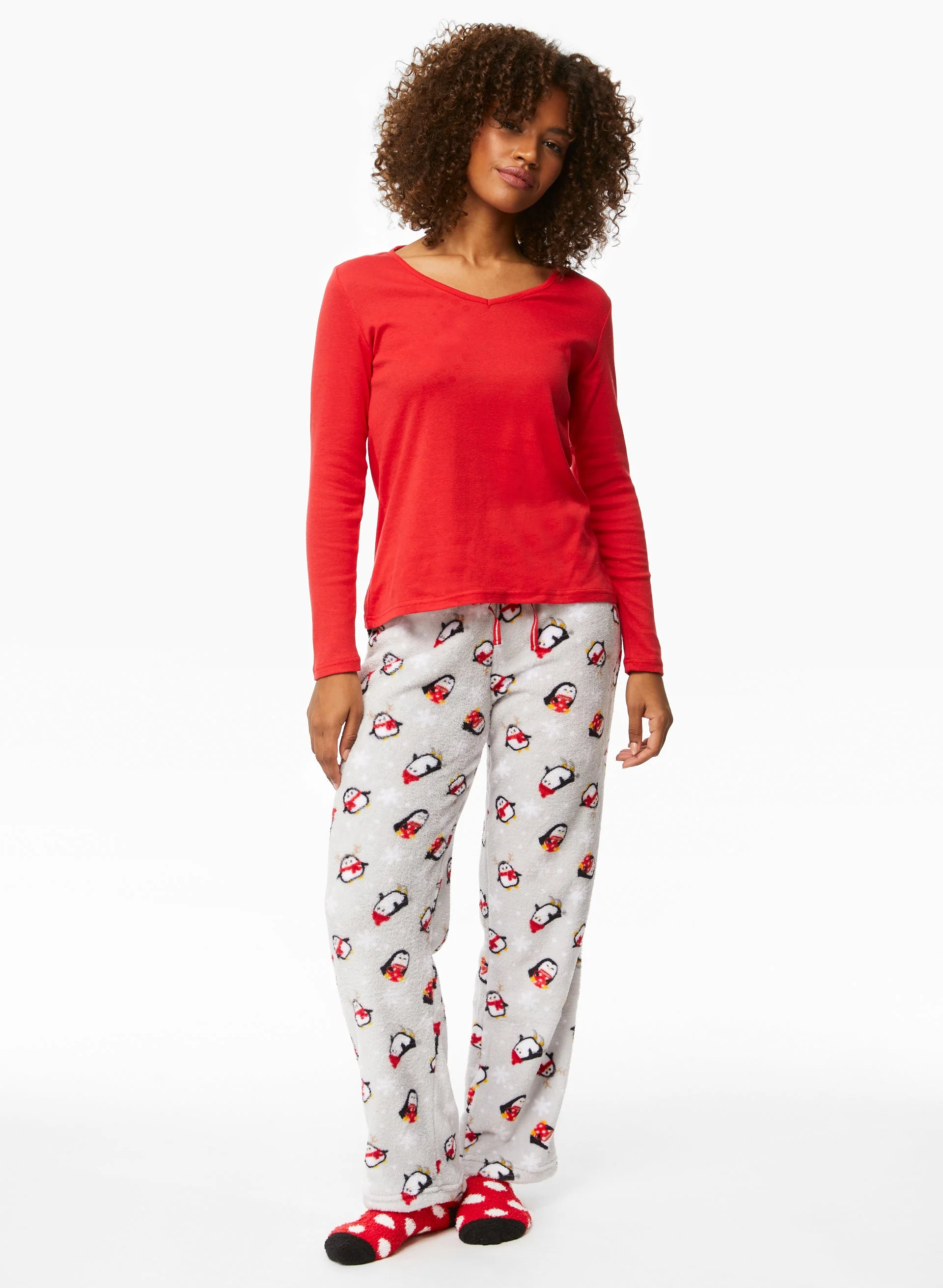 Penguin Print Pyjama Set - Image 3