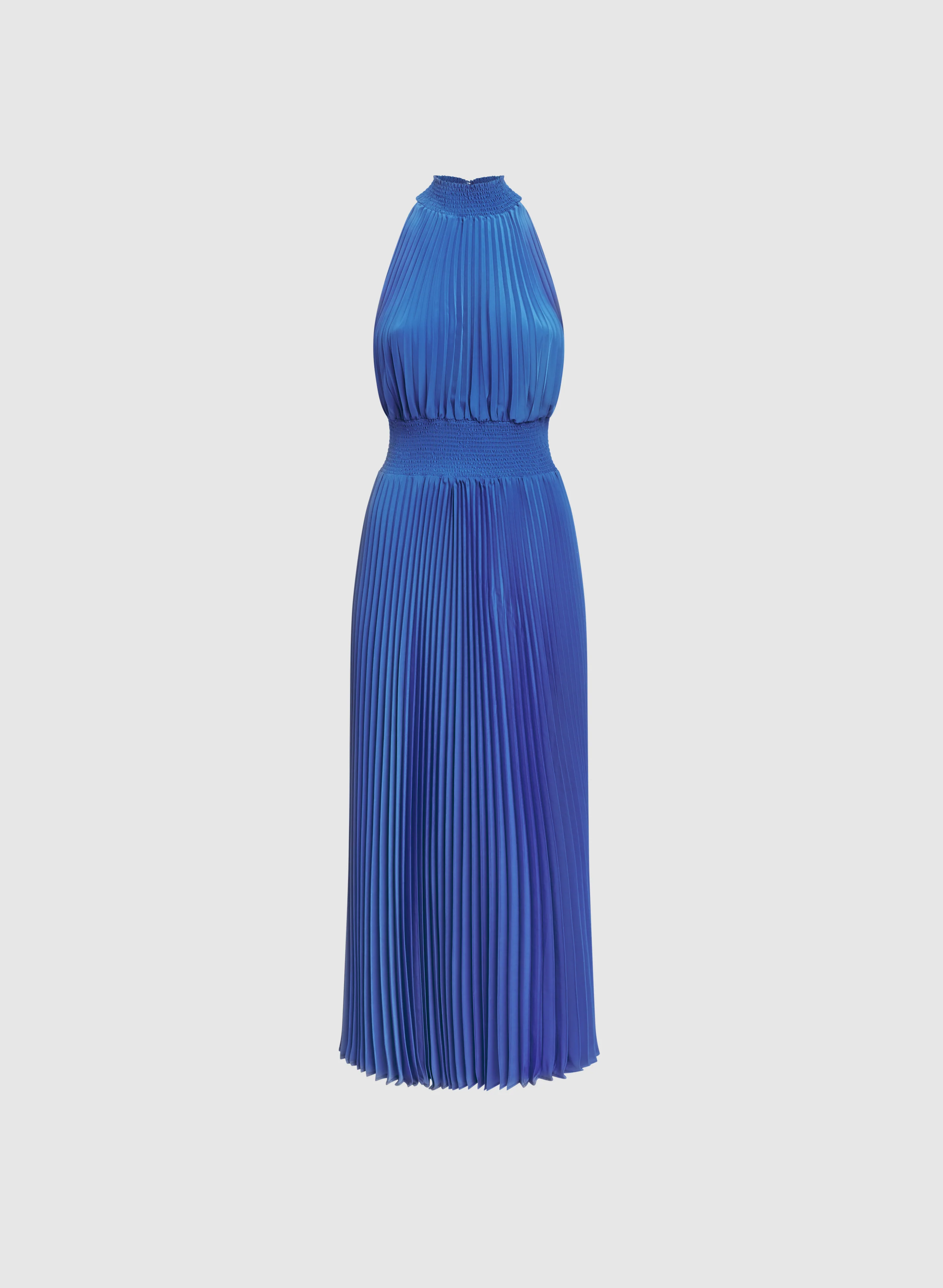 Pleated Halter Neck Dress - Image 5