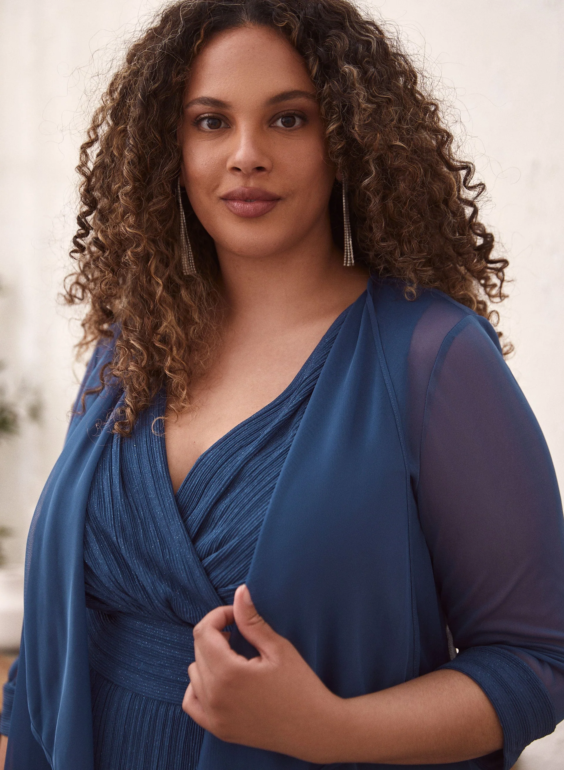 Plissé Dress & Jacket Set - Image 2