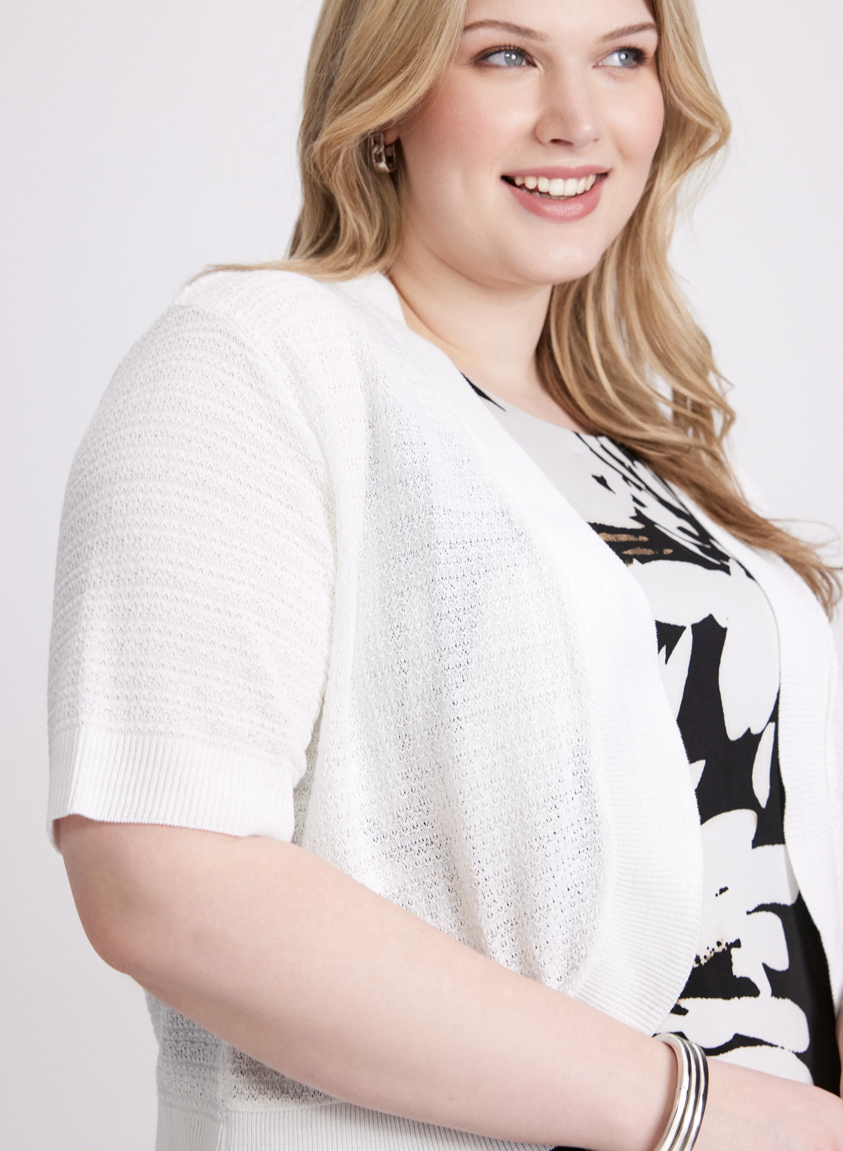 Pointelle Knit Bolero - Image 4