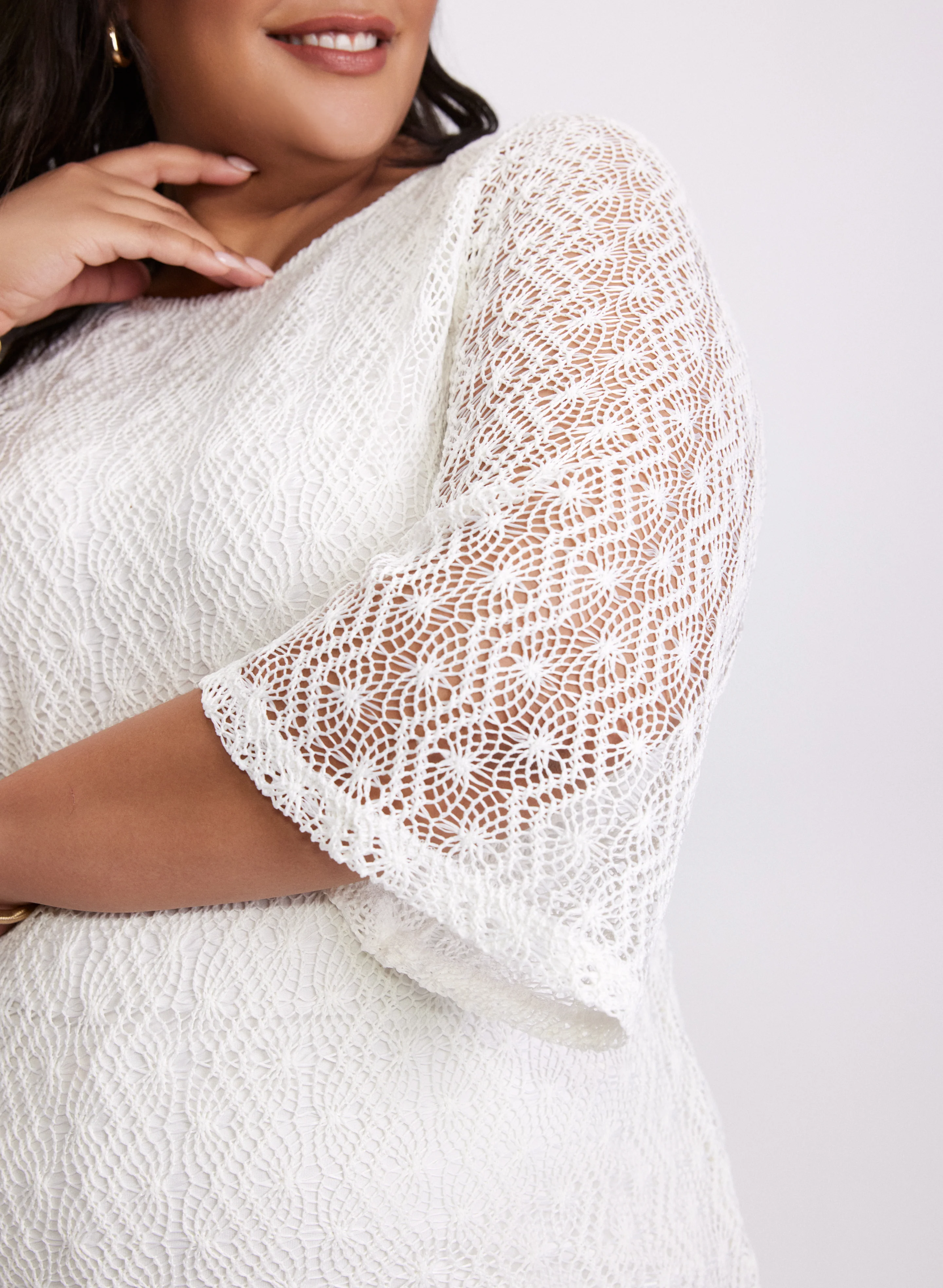Lined Crochet Top - Image 2