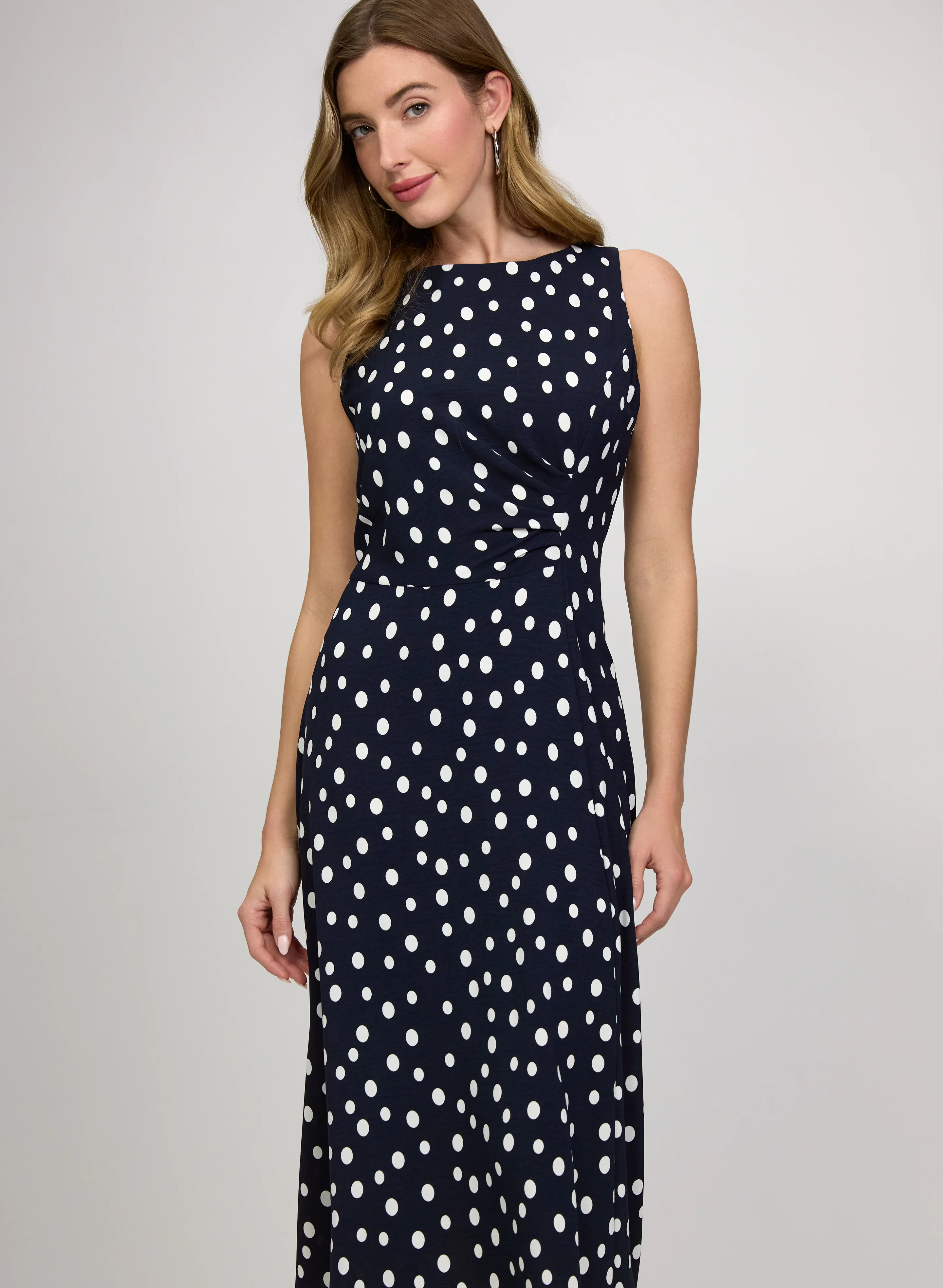 Polka Dot Midi Dress - Image 4