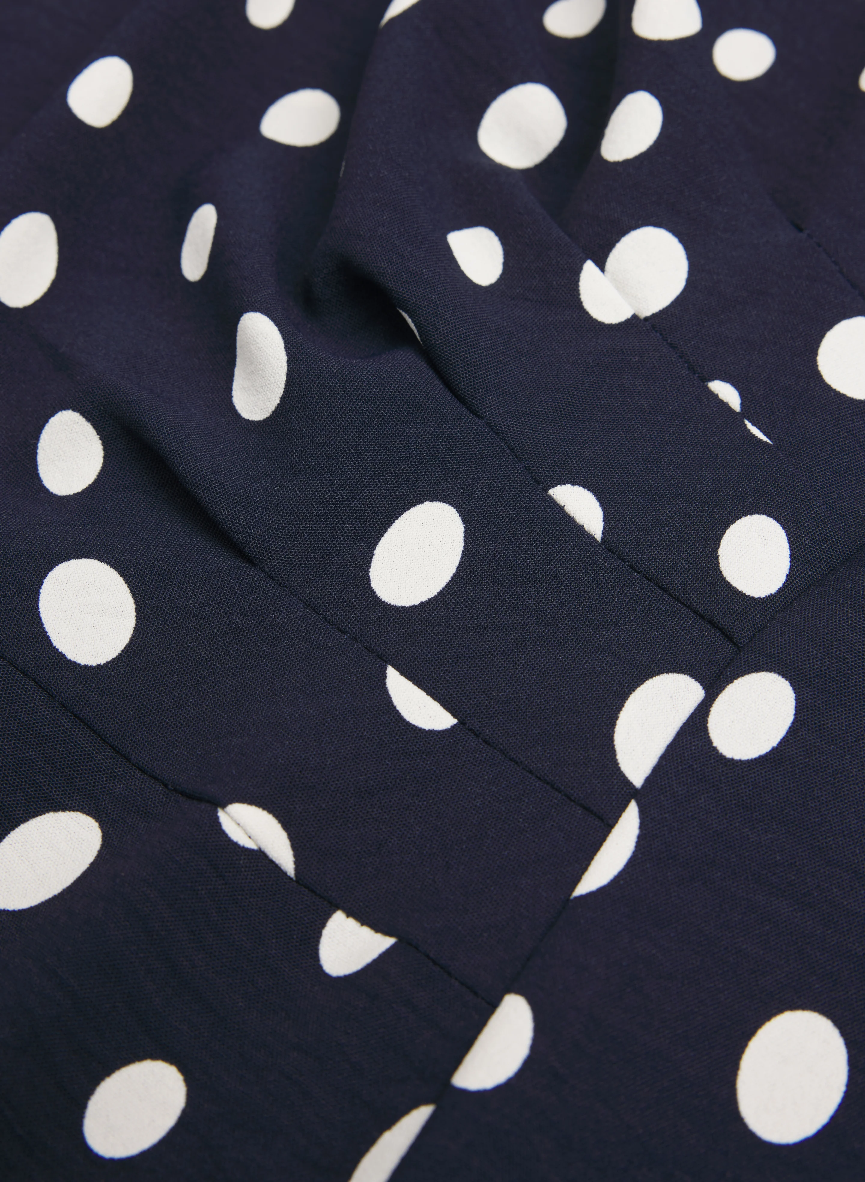 Polka Dot Midi Dress - Image 6