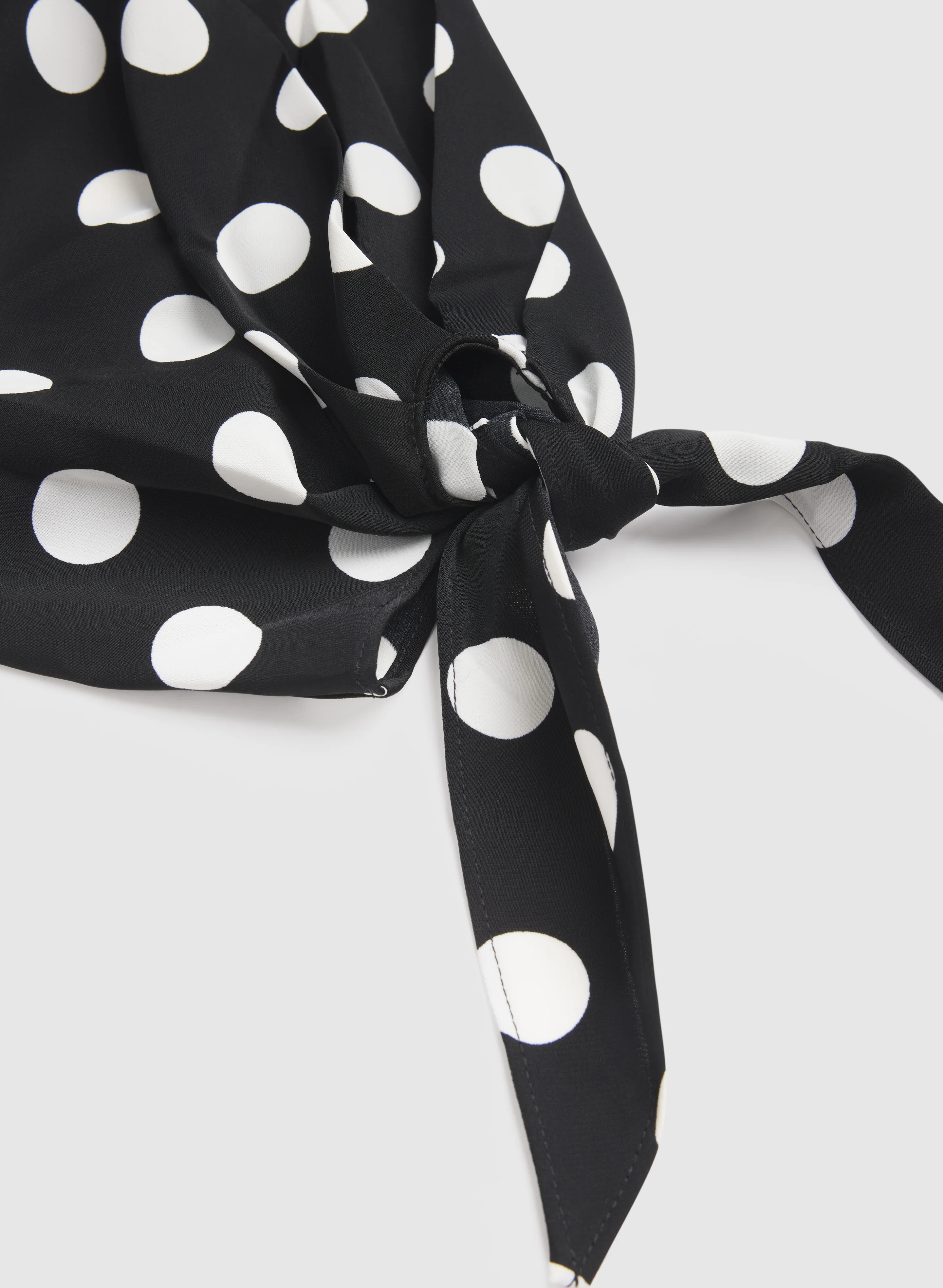 Polka Dot Shirt Dress - Image 7