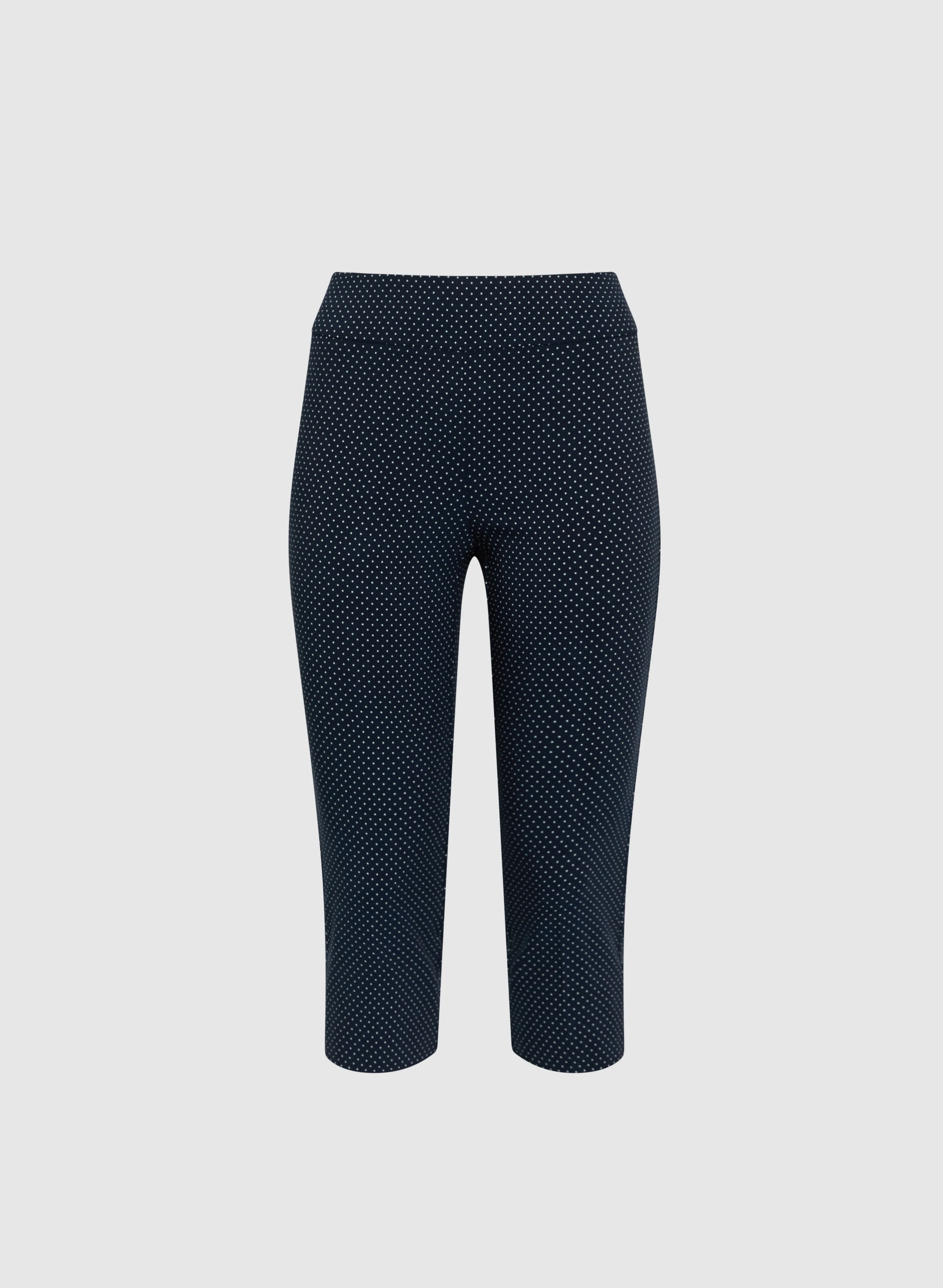 Polka Dot Slim-Leg Capris - Image 6