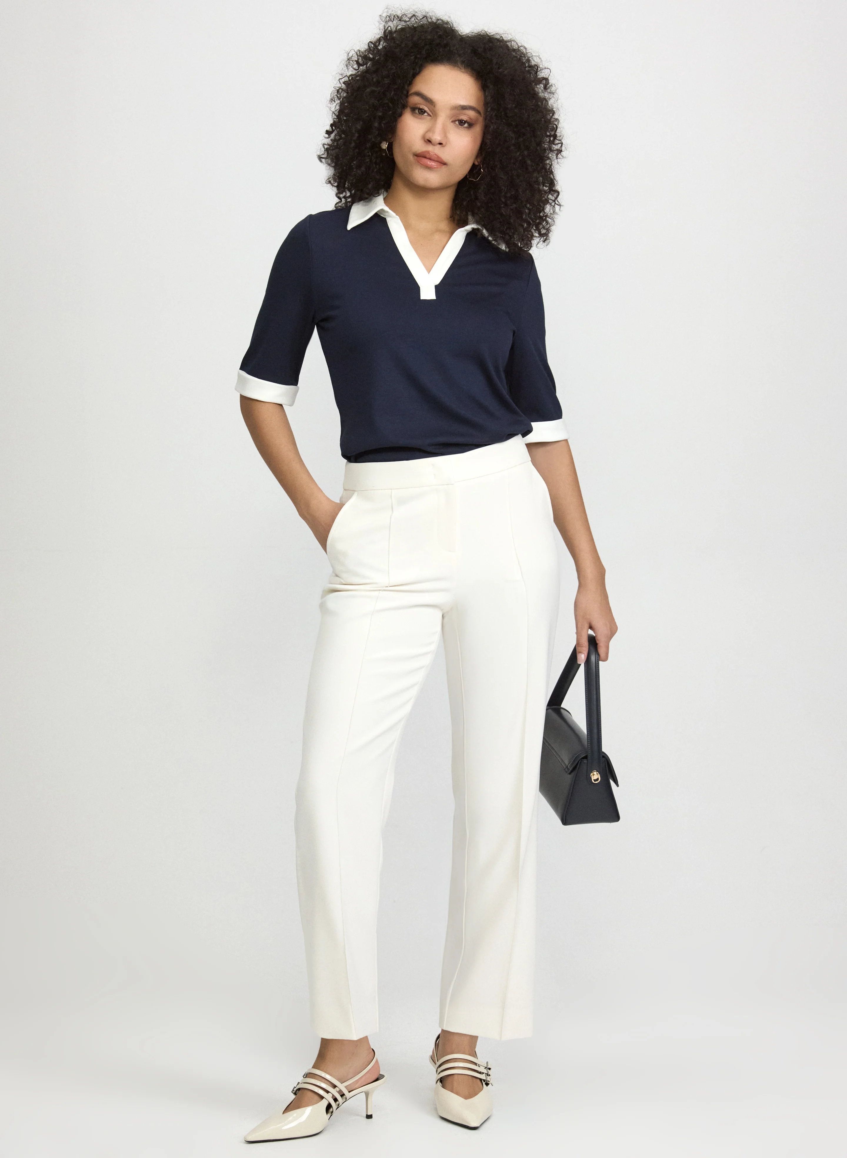 Polo Collar Top - Image 3