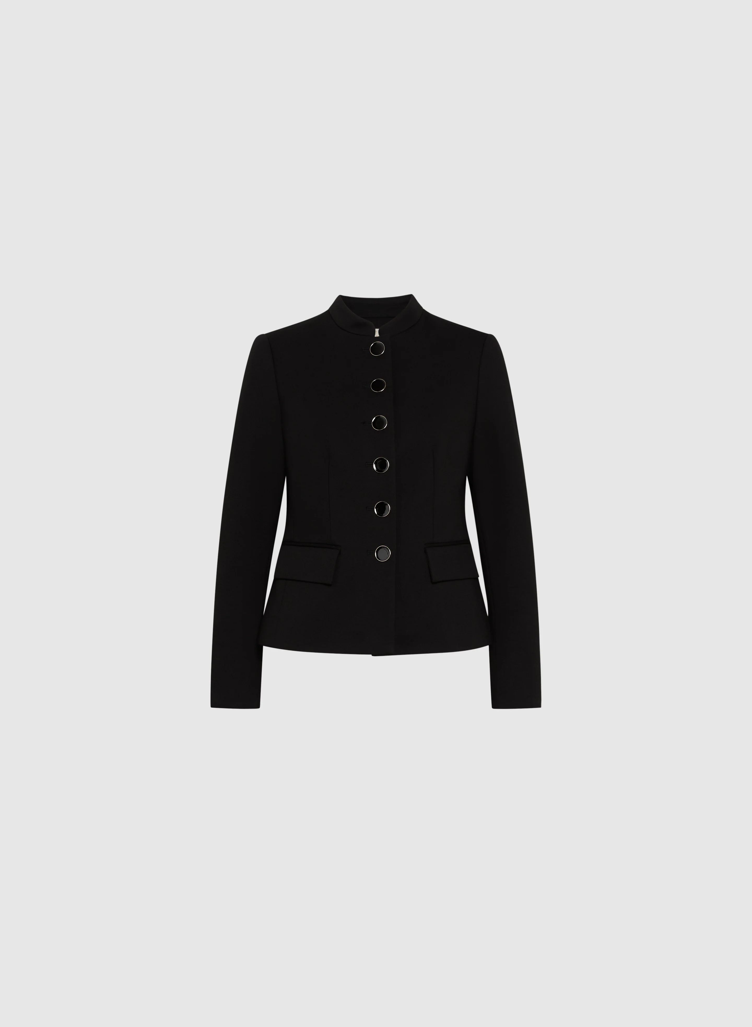 Stand Collar Button-Down Jacket - Image 6