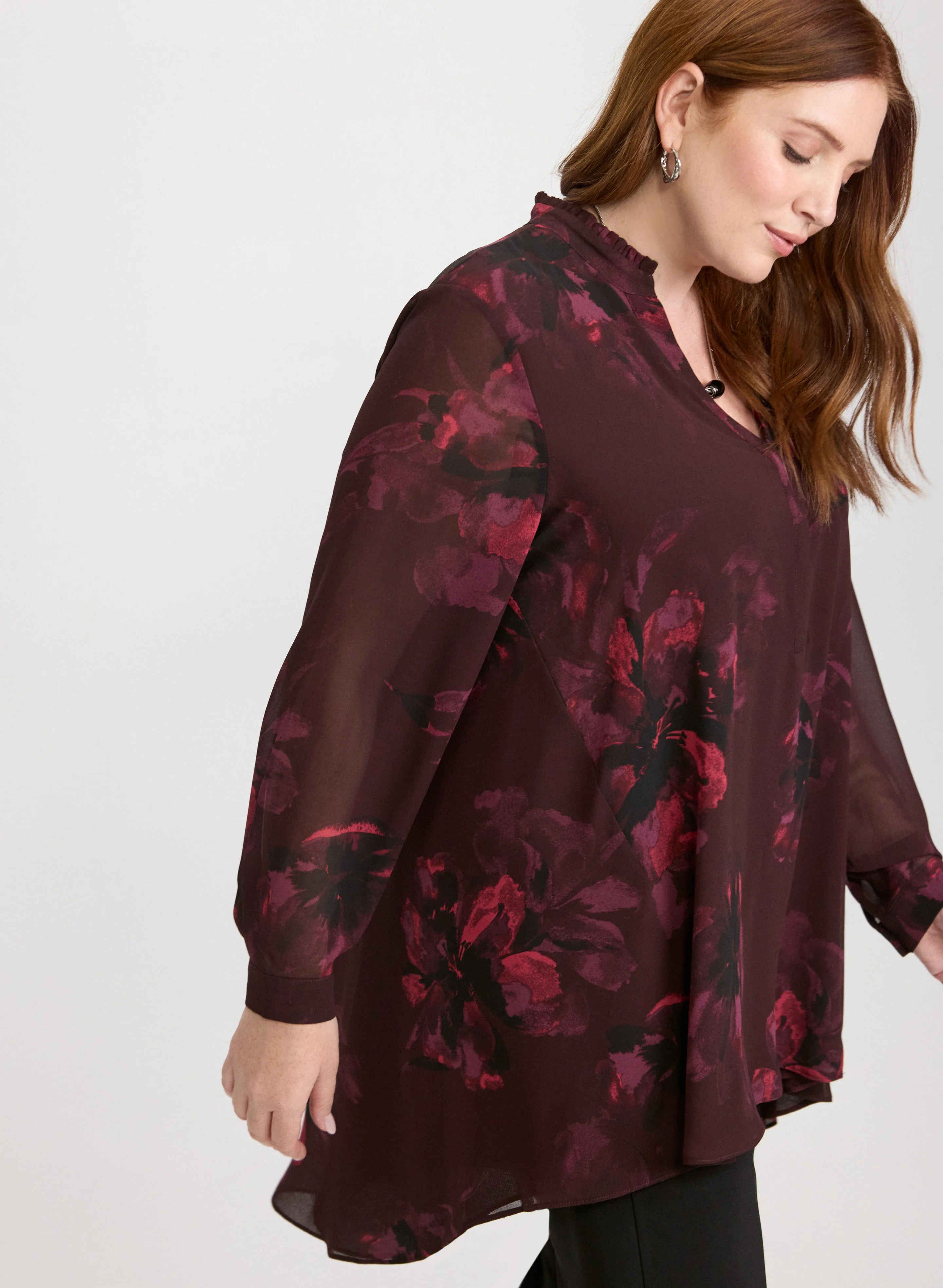 Poppy Print Blouse - Image 2