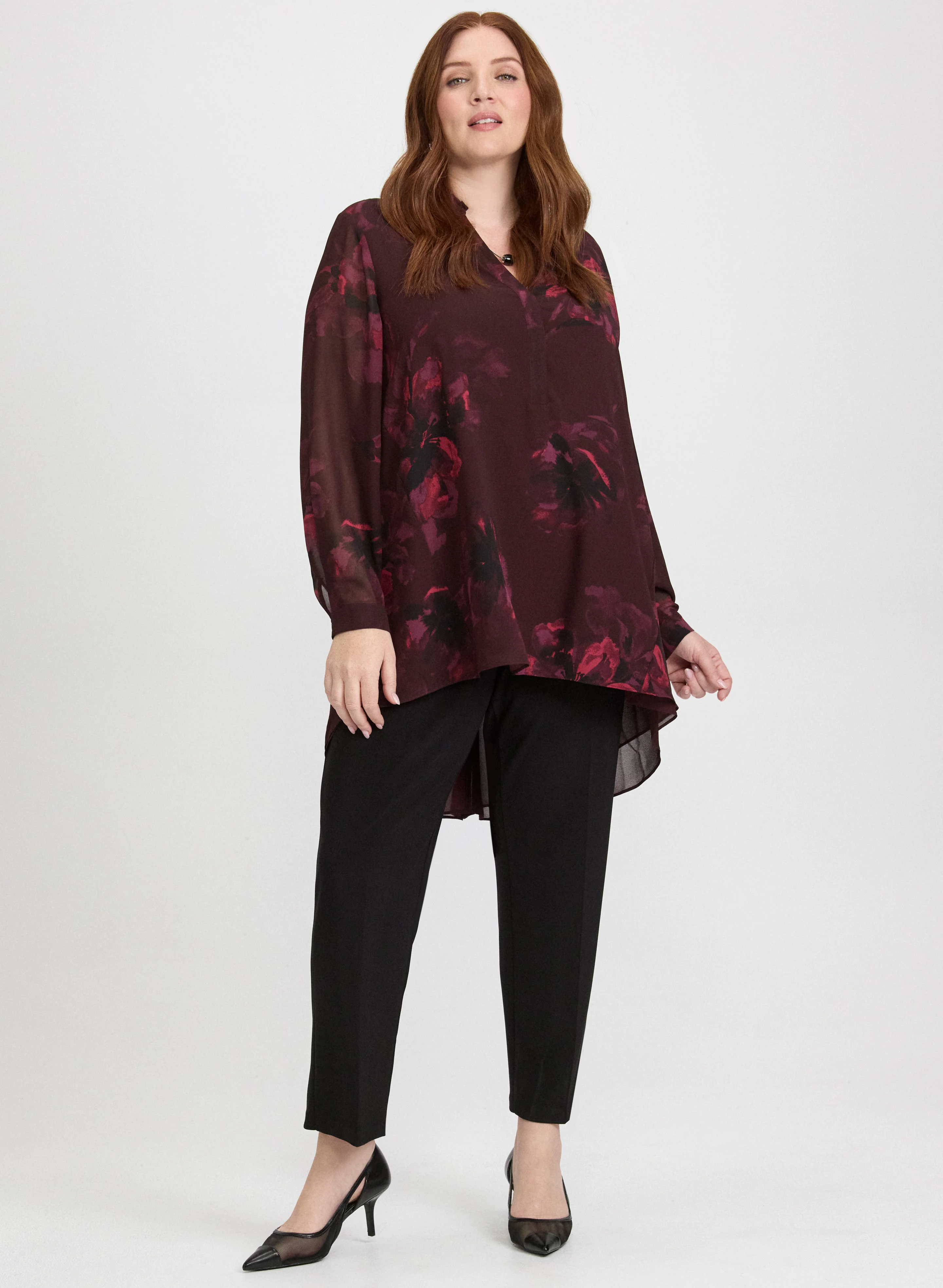Poppy Print Blouse - Image 3