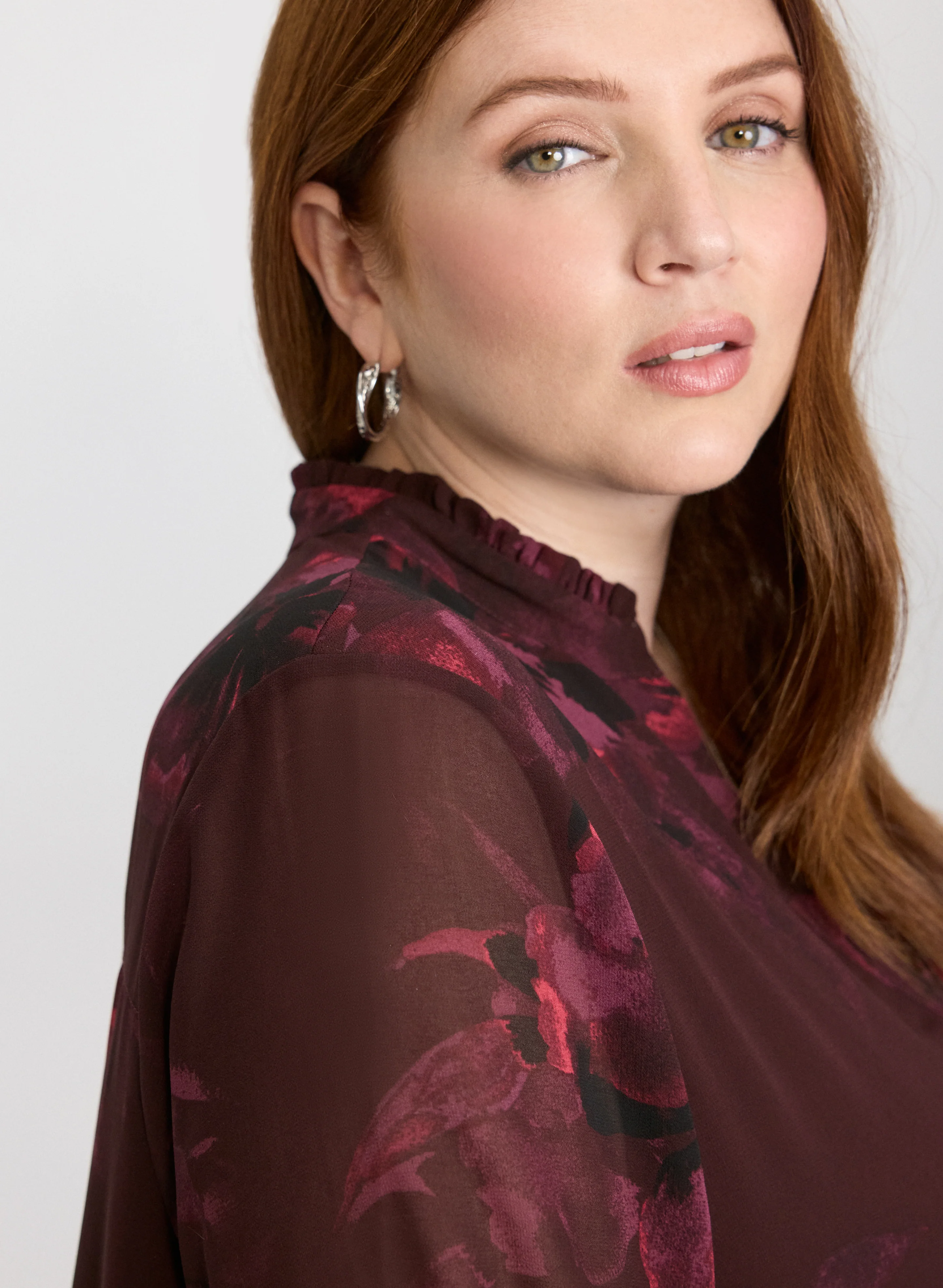 Poppy Print Blouse - Image 5