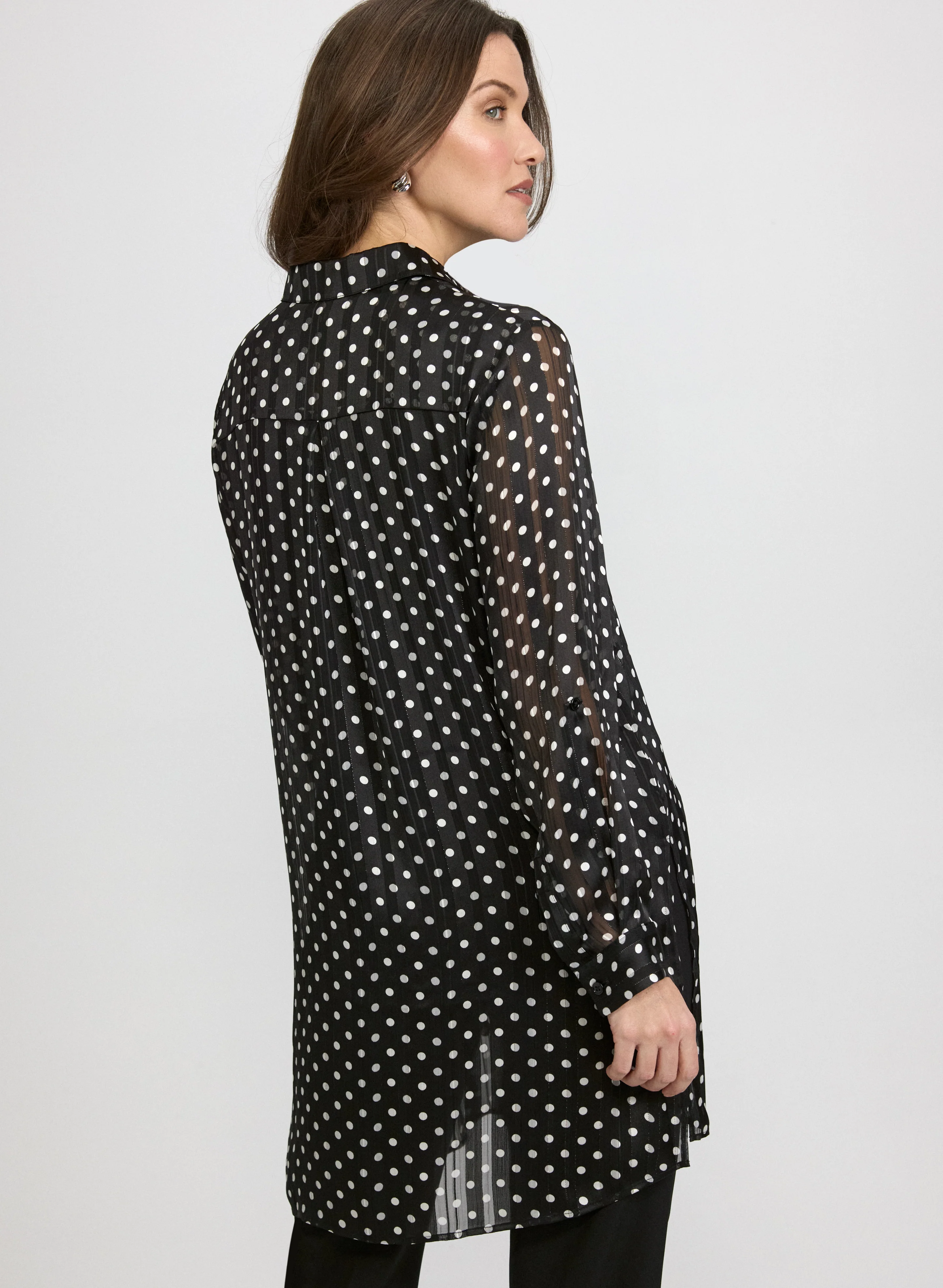 Printed Chiffon Blouse - Image 4