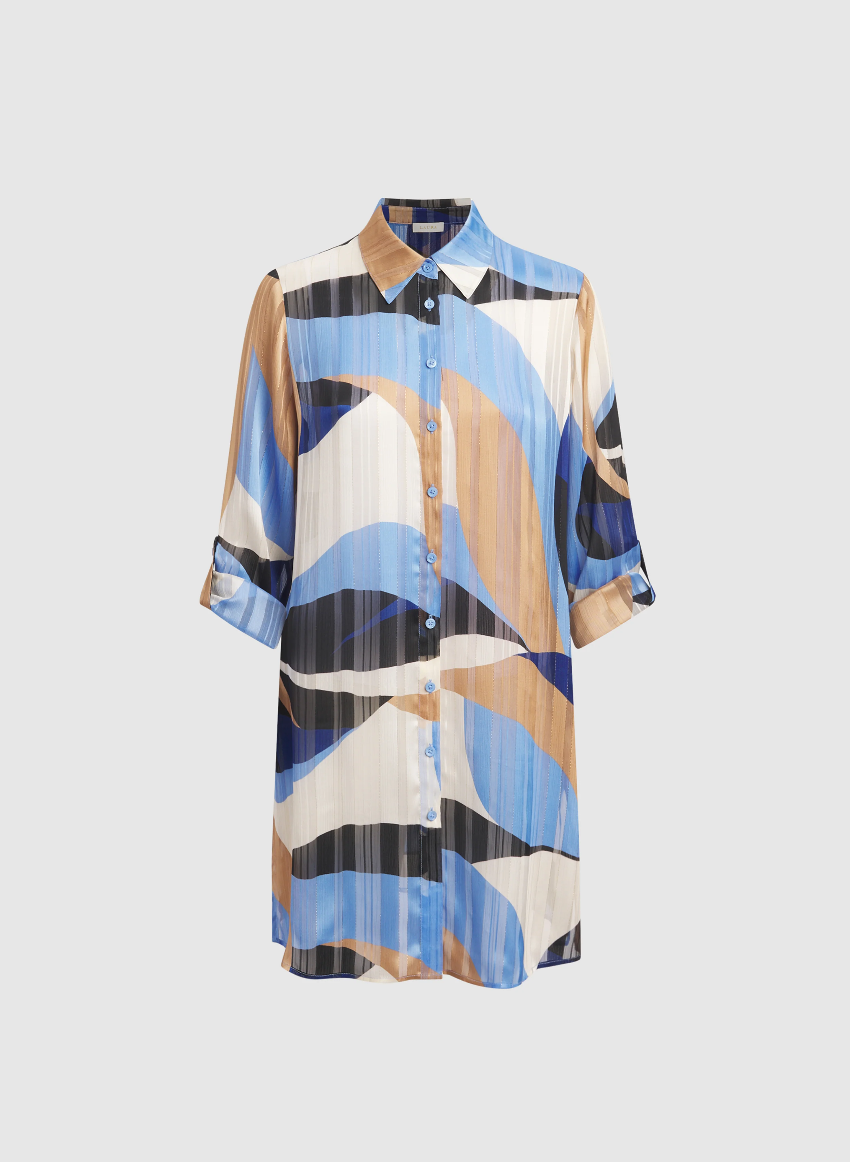 Printed Chiffon Blouse - Image 6