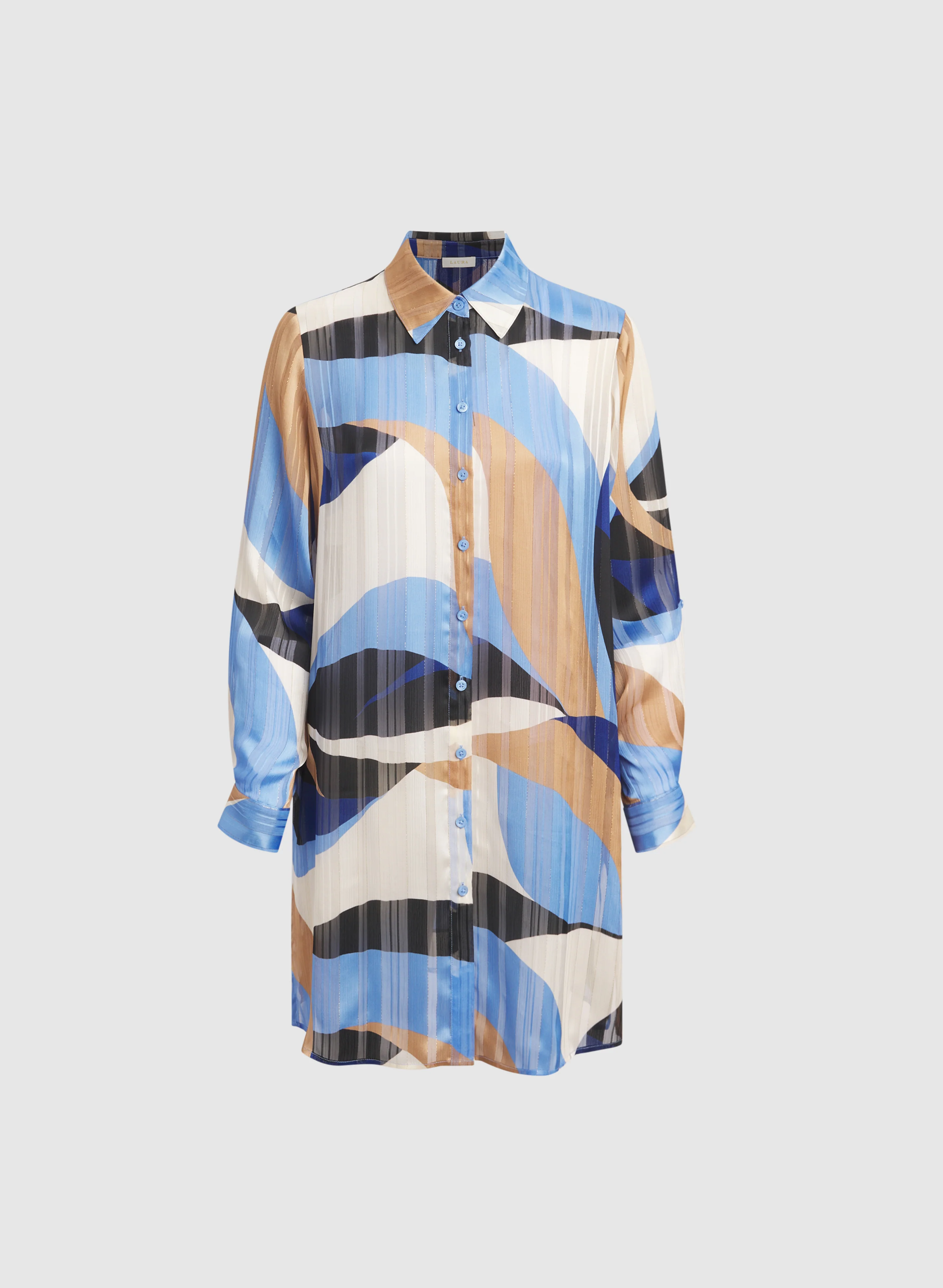 Printed Chiffon Blouse - Image 7