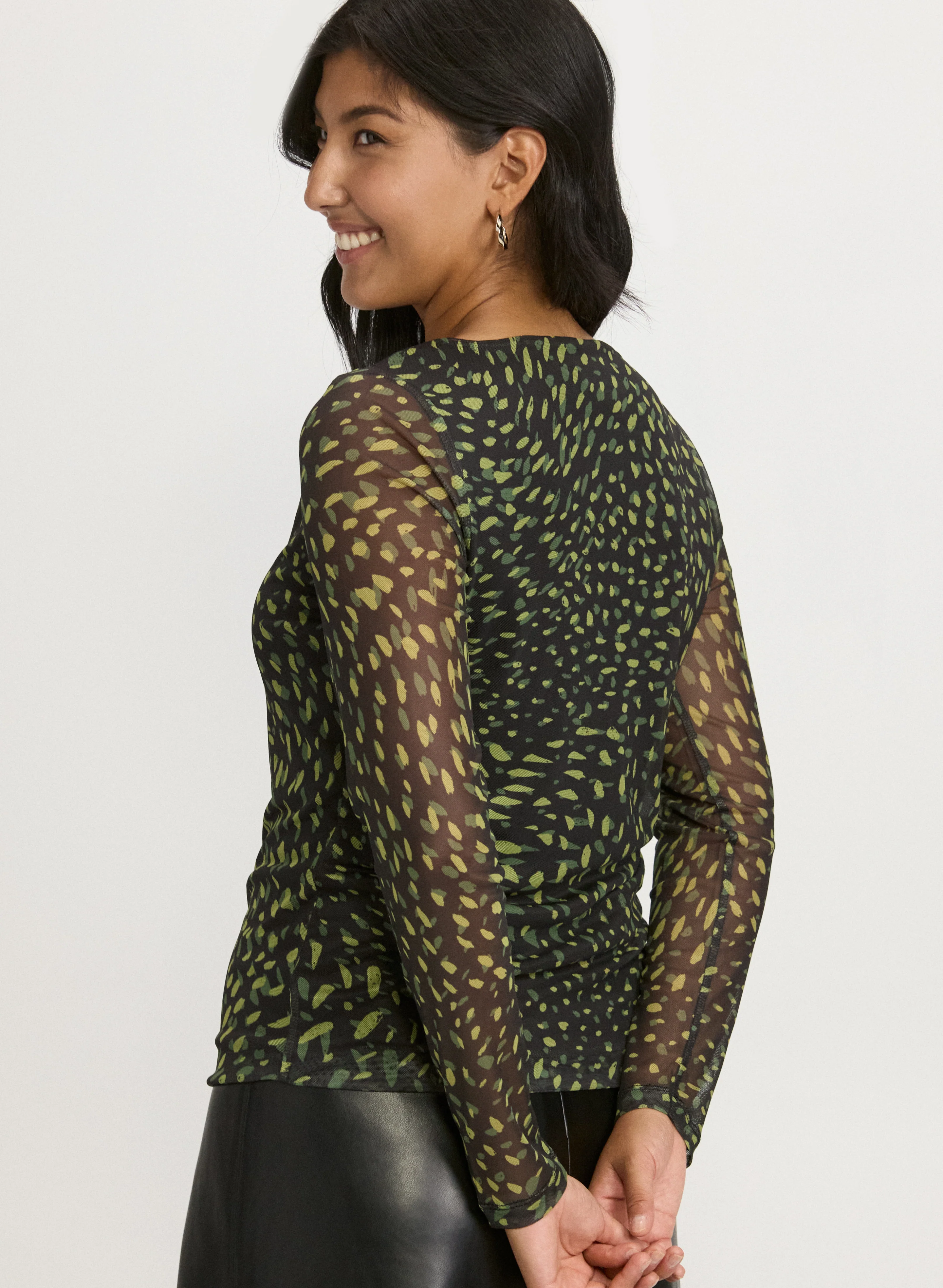 Printed Mesh Top - Image 4